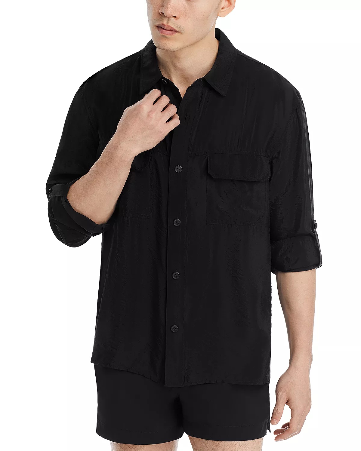 Dennis Button Front Utility Shirt - 1