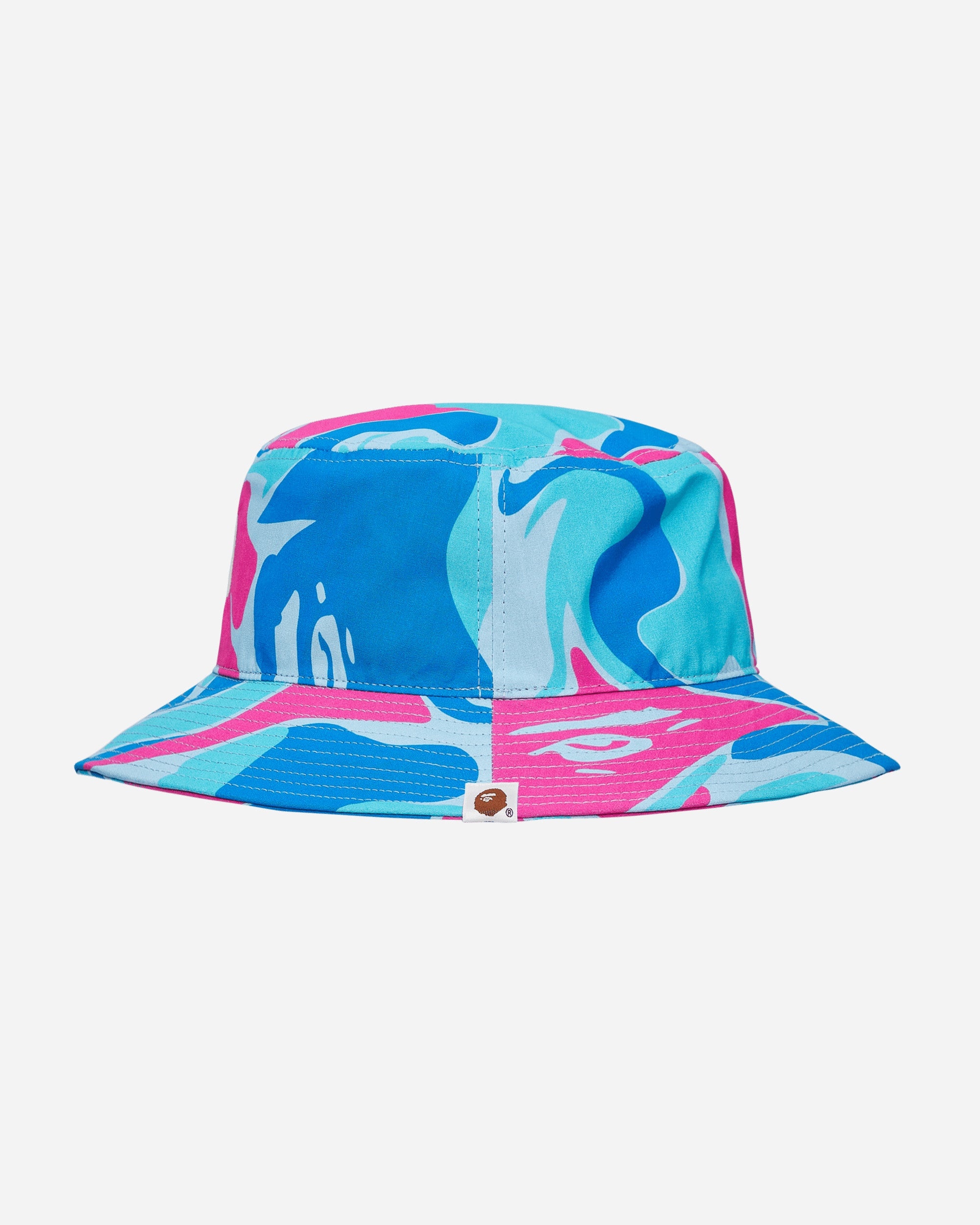 Marble Camo Bucket Hat Blue - 3