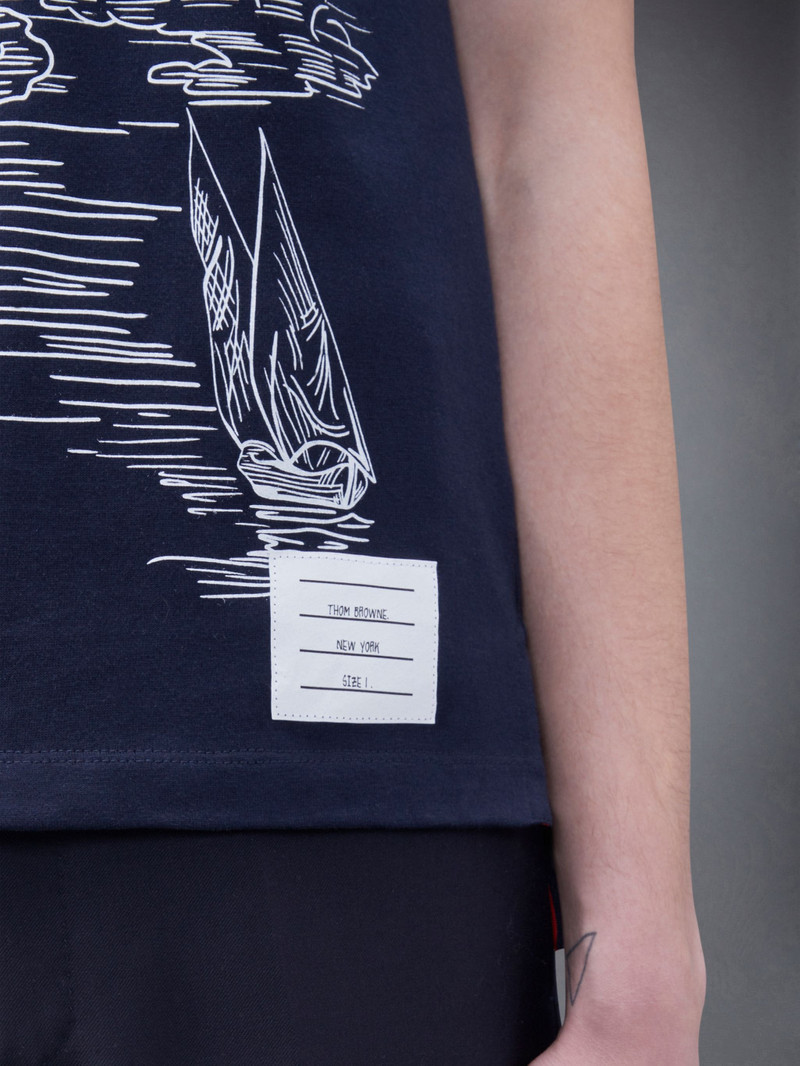 Midweight Jersey Print Short Sleeve Tee 5