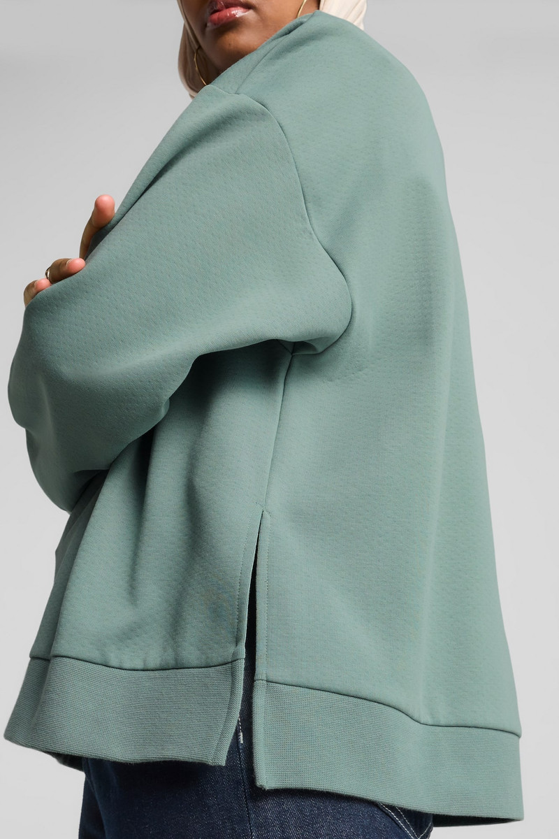 Wardrobe Essentials Women's Oversized Crew Sweatshirt 7