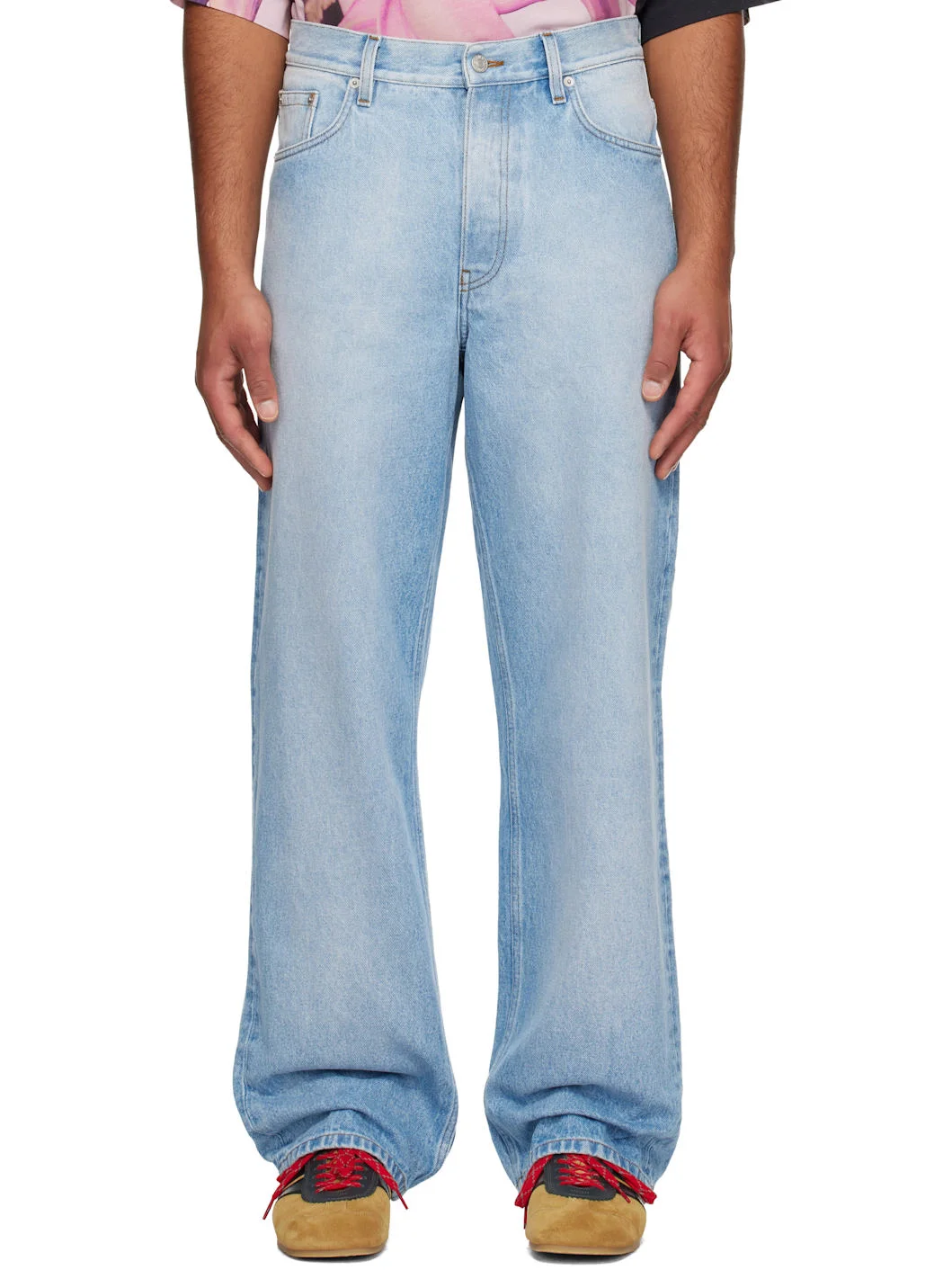 Blue Faded Jeans - 1