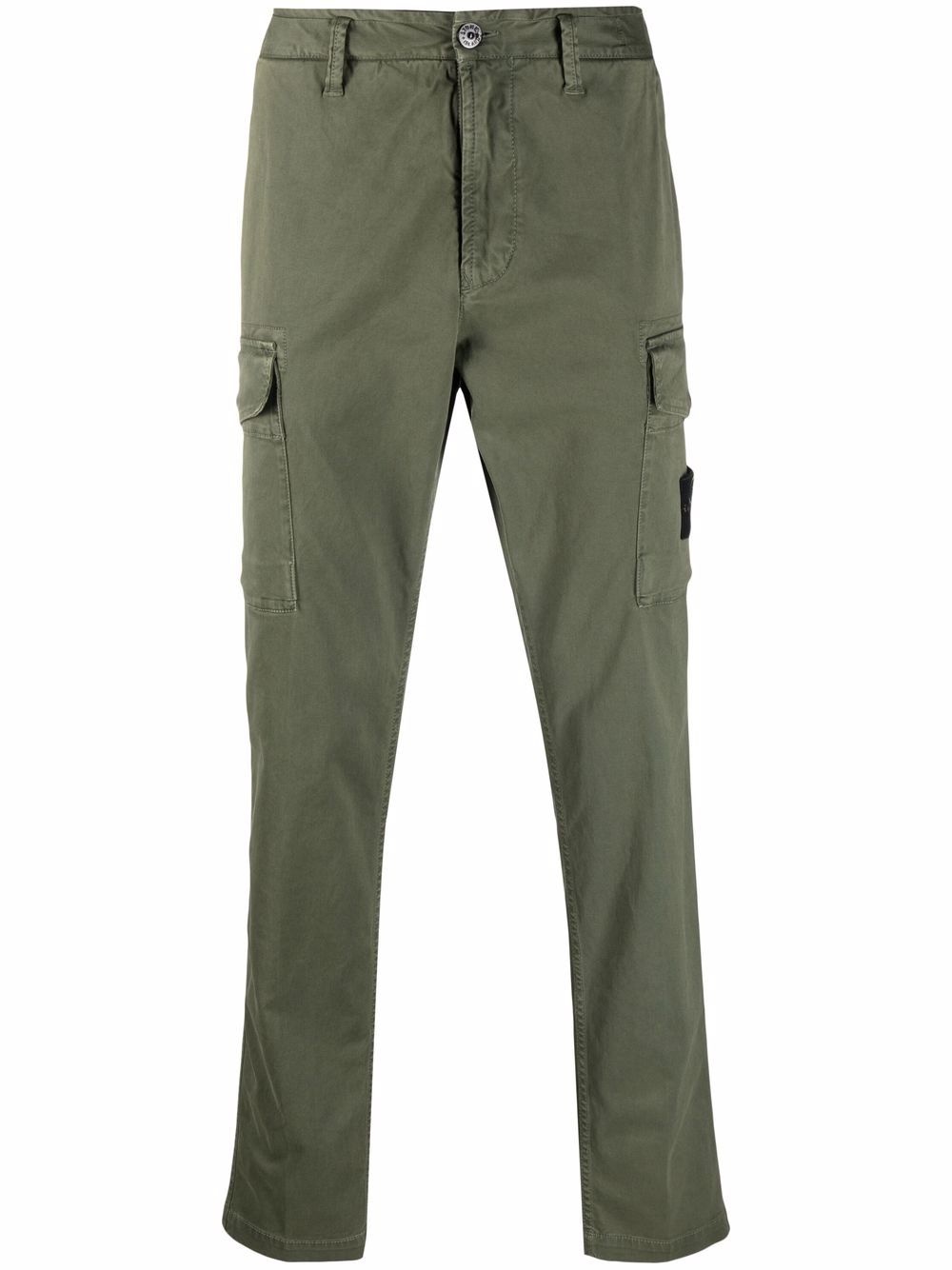 straight-leg cargo trousers - 1