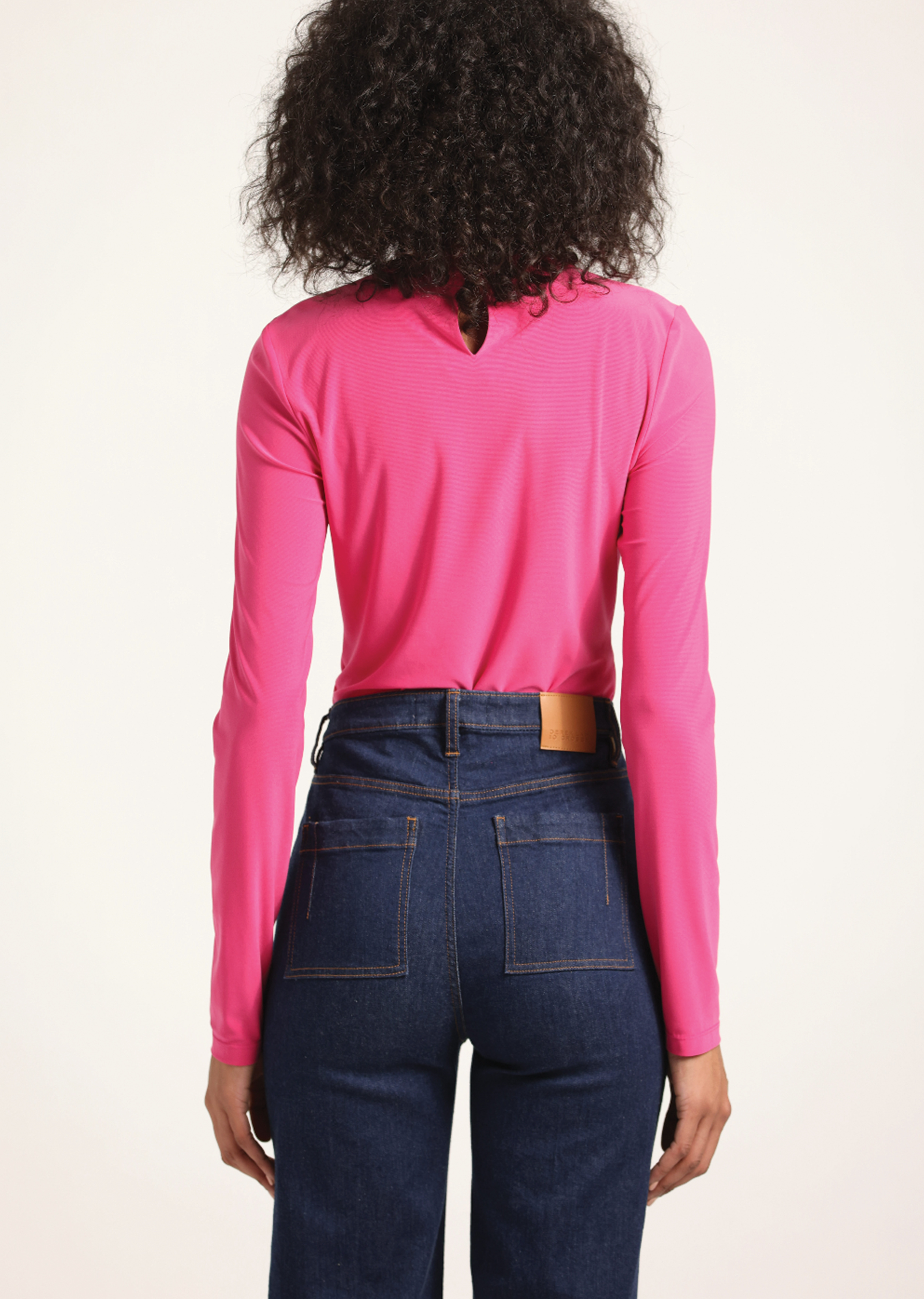 KRINI WRAP LONG SLEEVE JERSEY TOP - 3