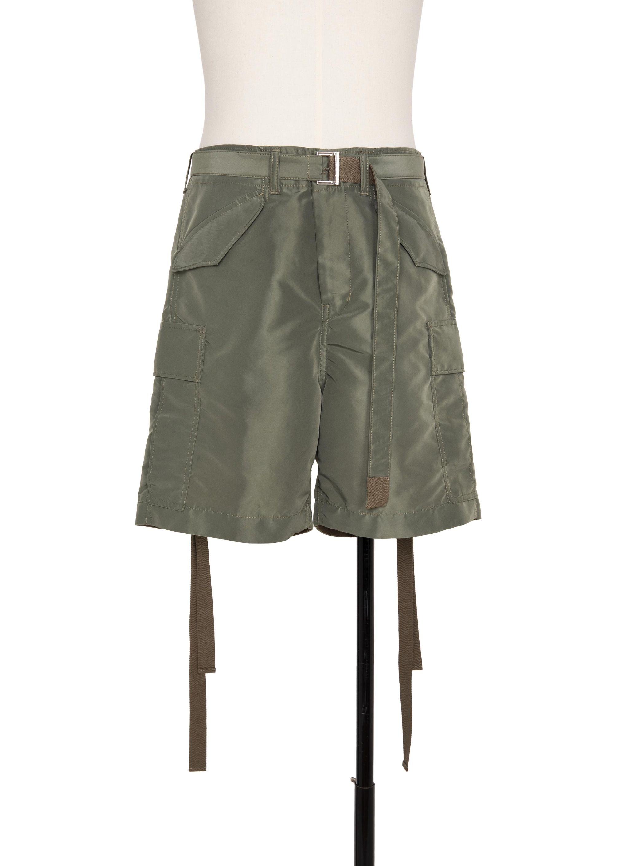 Nylon Twill Shorts - 1