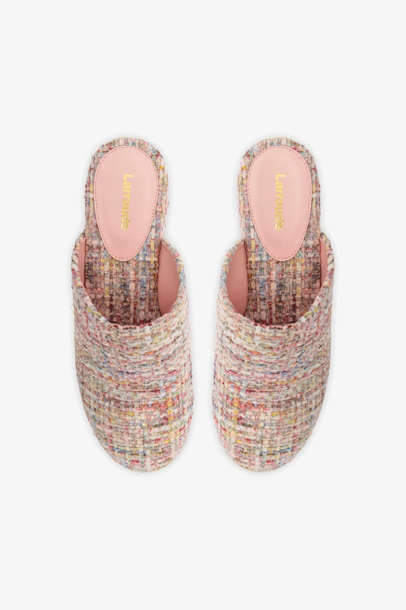 Miso Platform Clog In Tulip Velvet 7