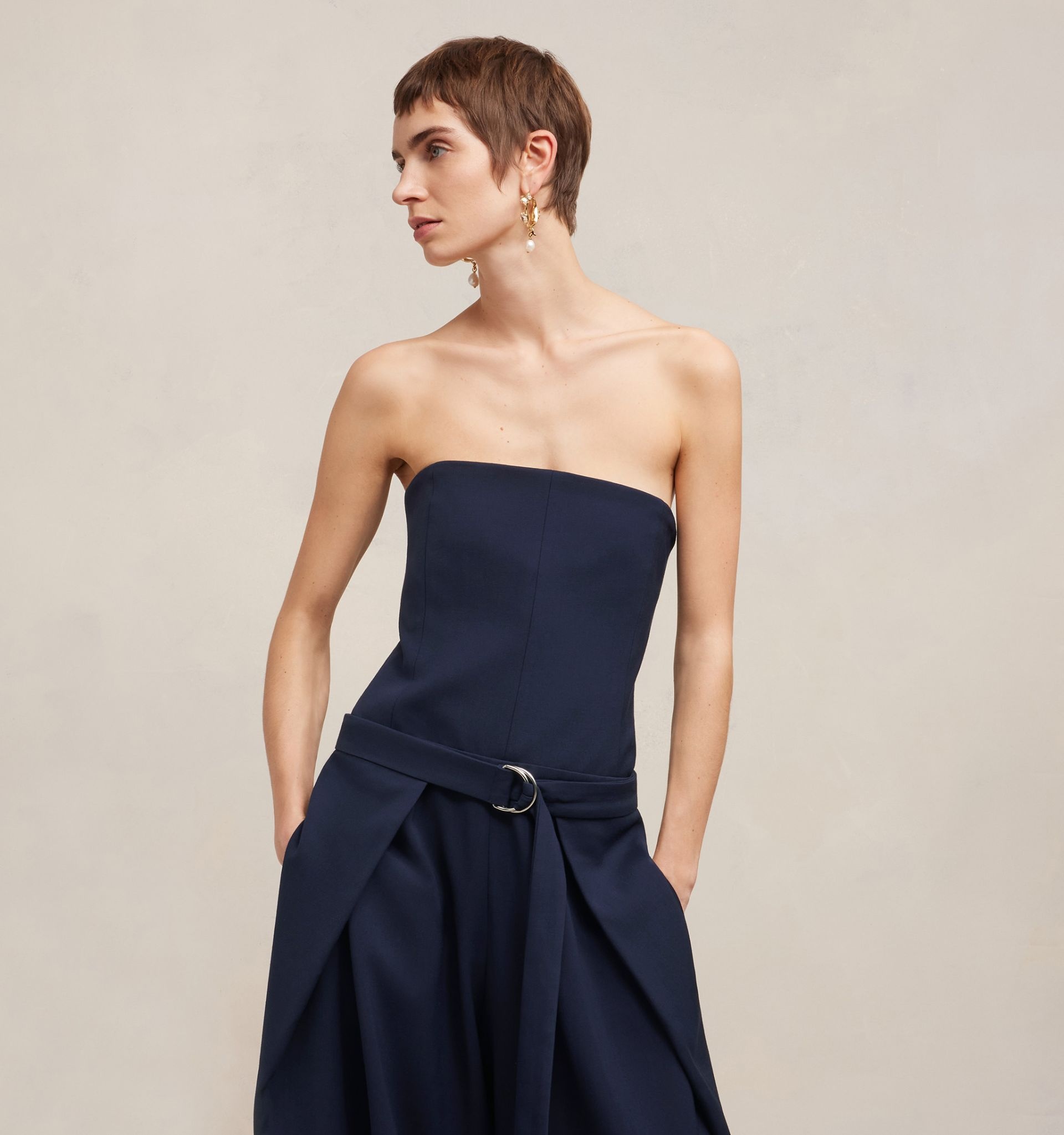 Jumpsuit With Floating Panels - 6