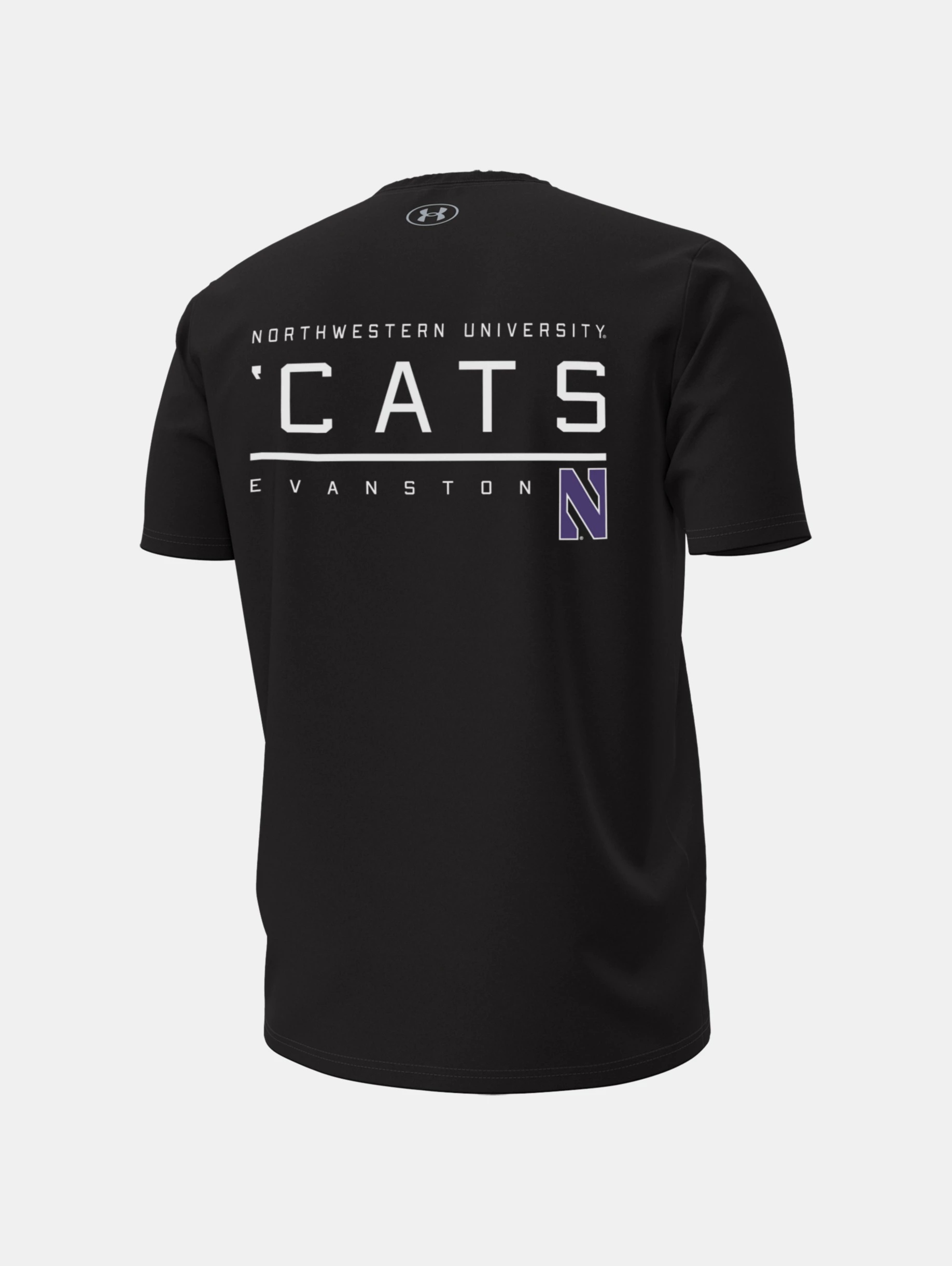 Men's UA Performance Cotton Collegiate Short Sleeve - 3