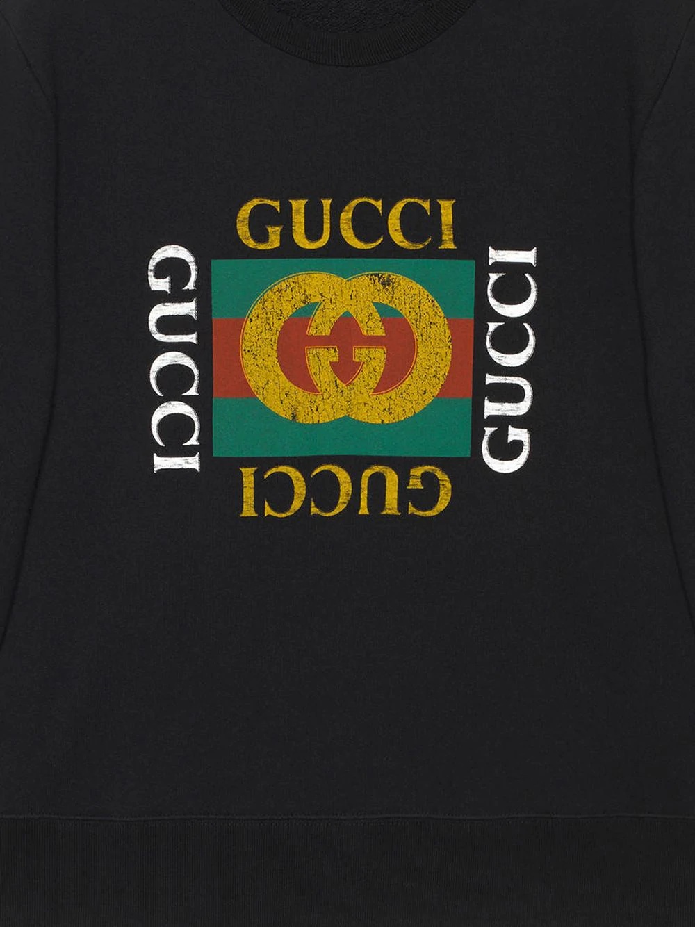 Cotton sweatshirt with Gucci logo - 5