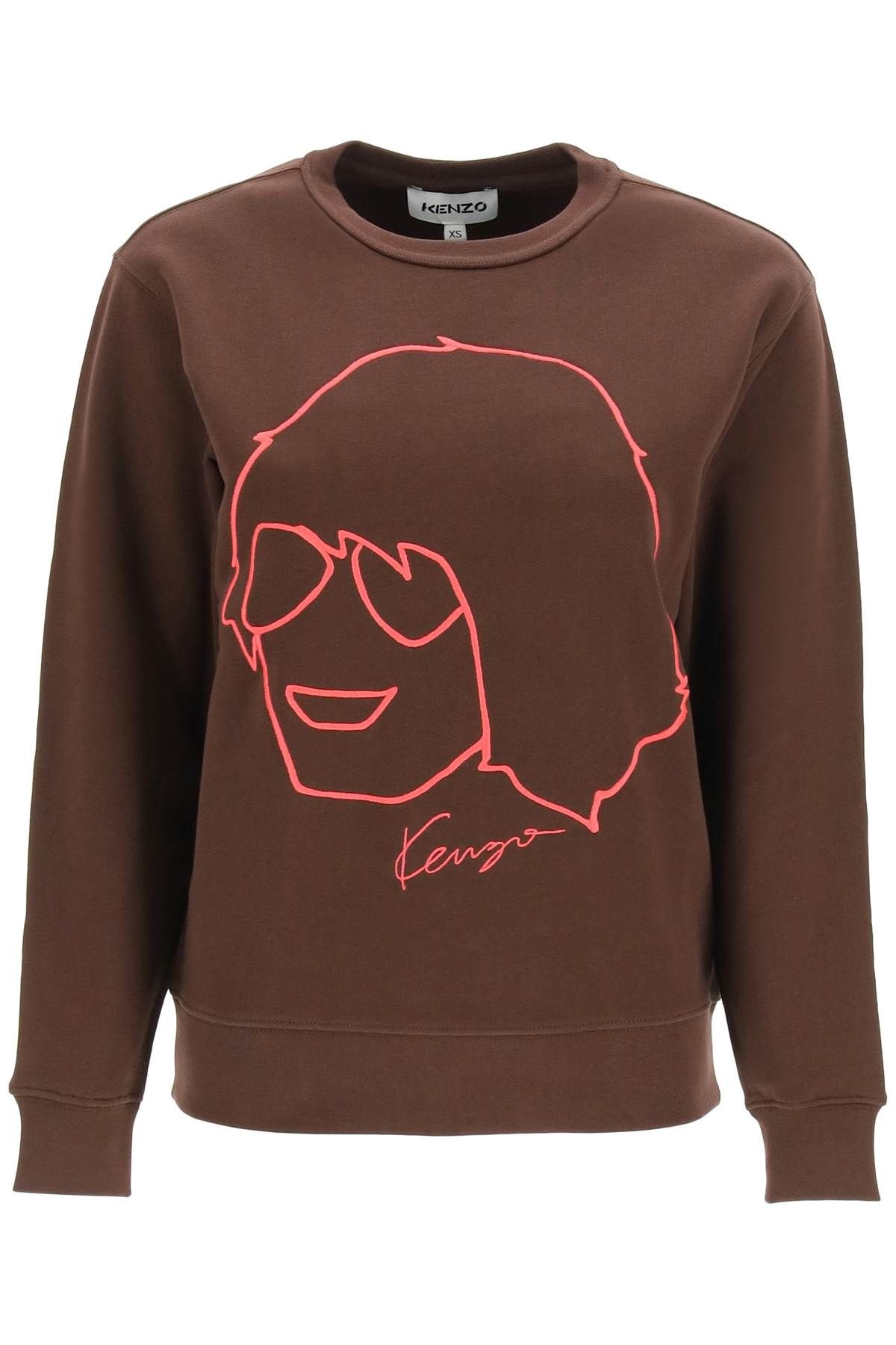 KENZO TAKADA EMBROIDERED SWEATSHIRT - 1