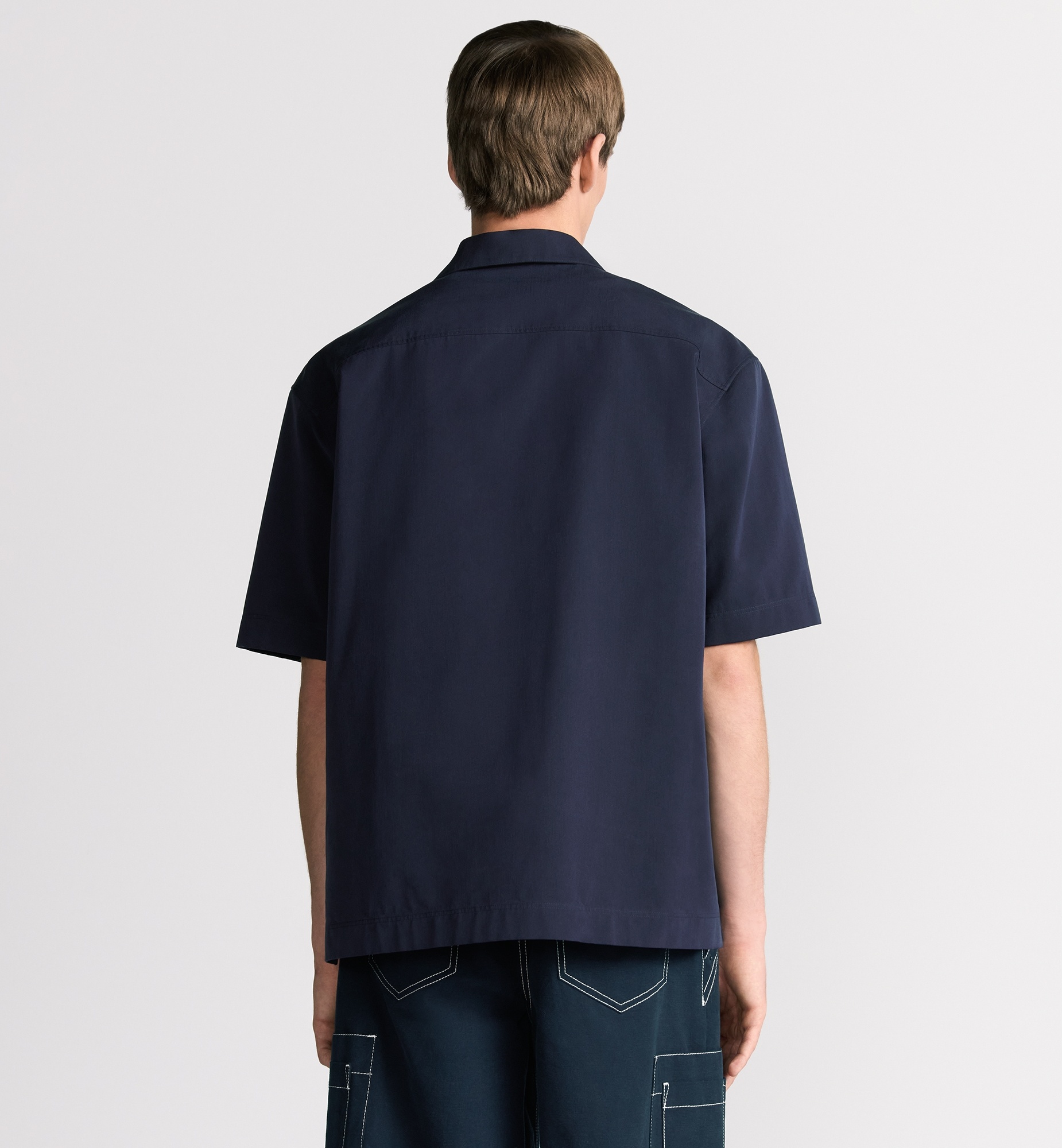 Polo Shirt with CD Diamond Embroidery - 4