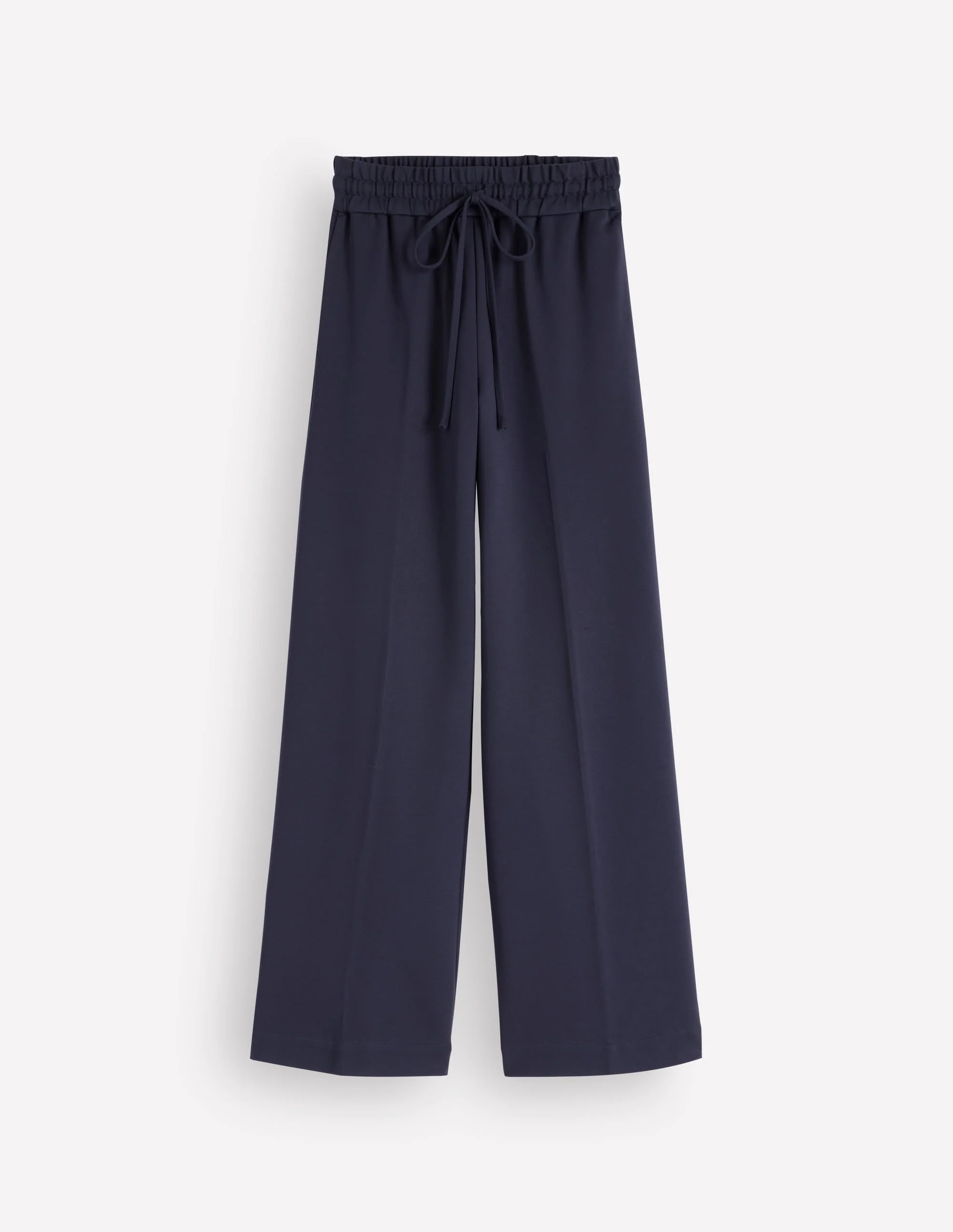 Greenwich Tie Ponte Pants-Navy - 1