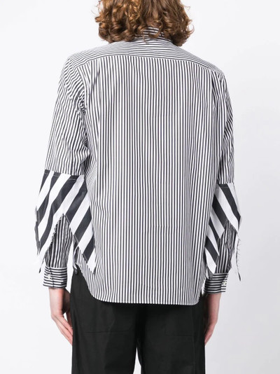 Comme des Garçons Homme Plus Mixed Stripe Shirt outlook