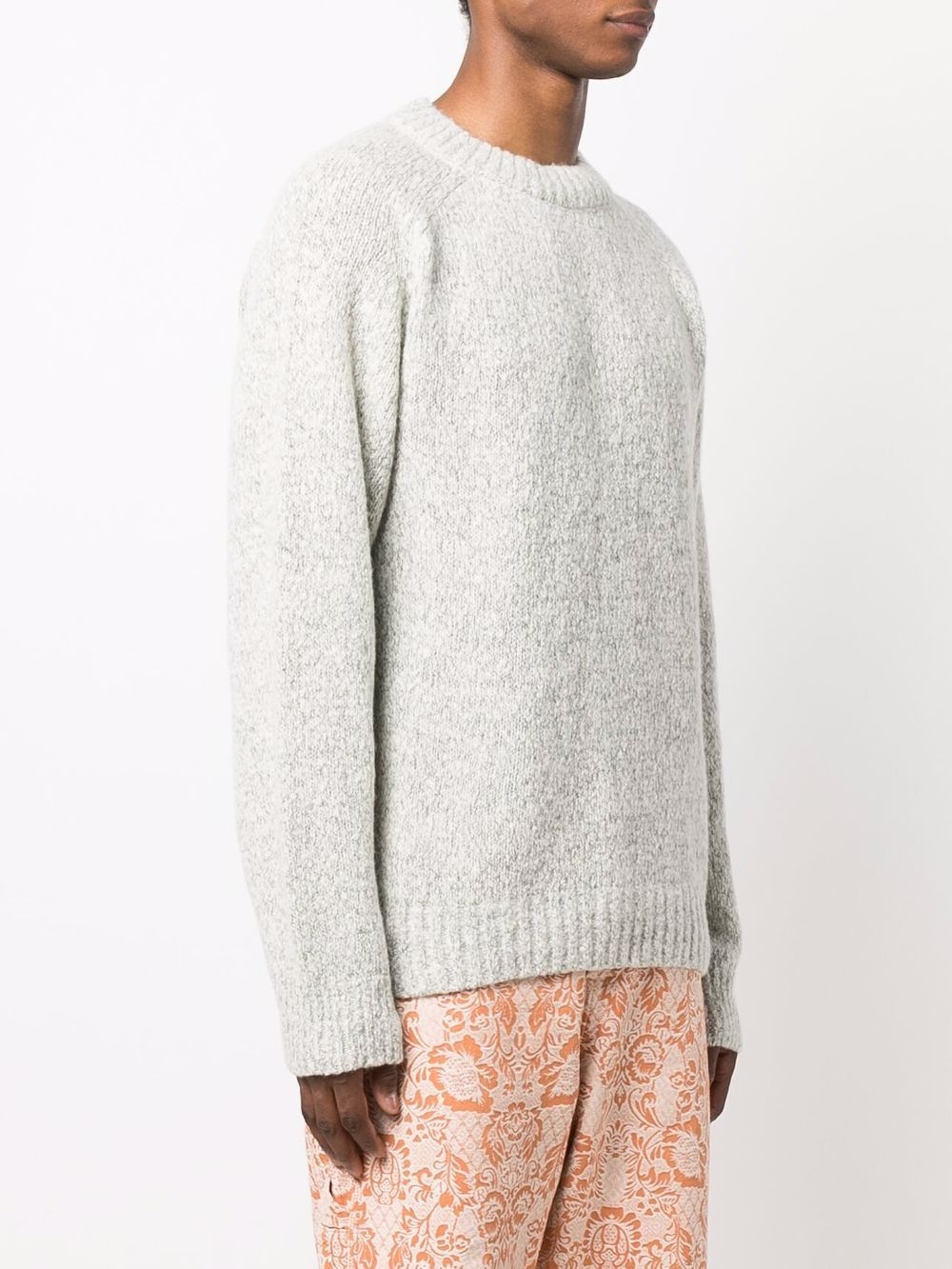 long-sleeved crew-neck jumper - 3