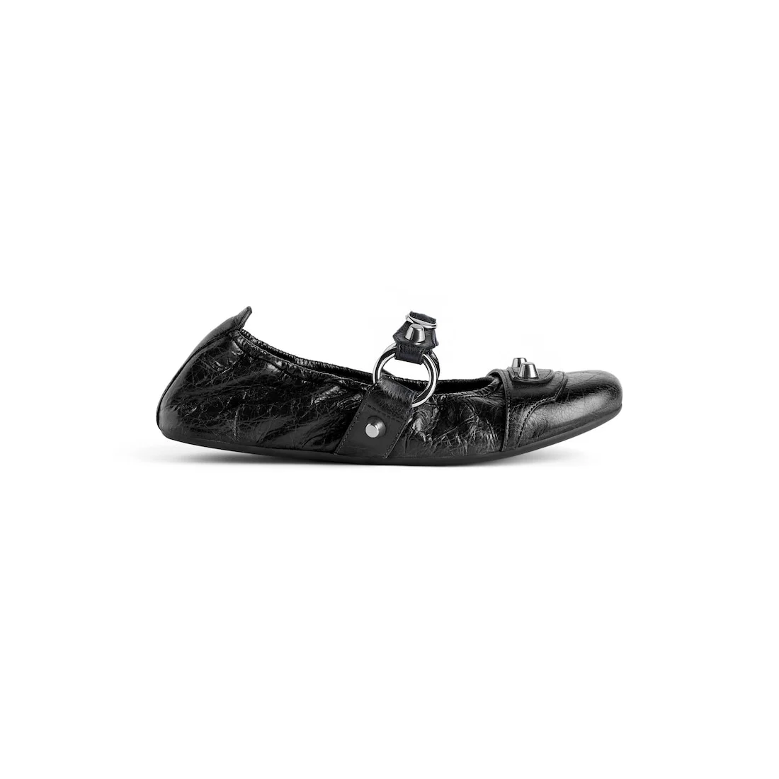 Women's City Ballerina in Black/silver - 1