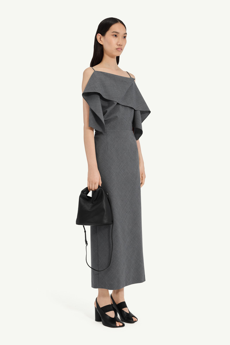 MM6 Maison Margiela Folded wool dress outlook