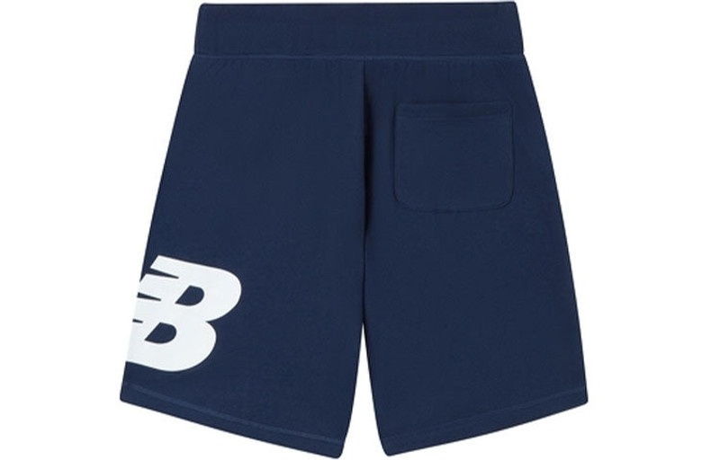 New Balance New Balance Logo Print Sportswear Shorts 'Blue White' AMS01915-PGM outlook