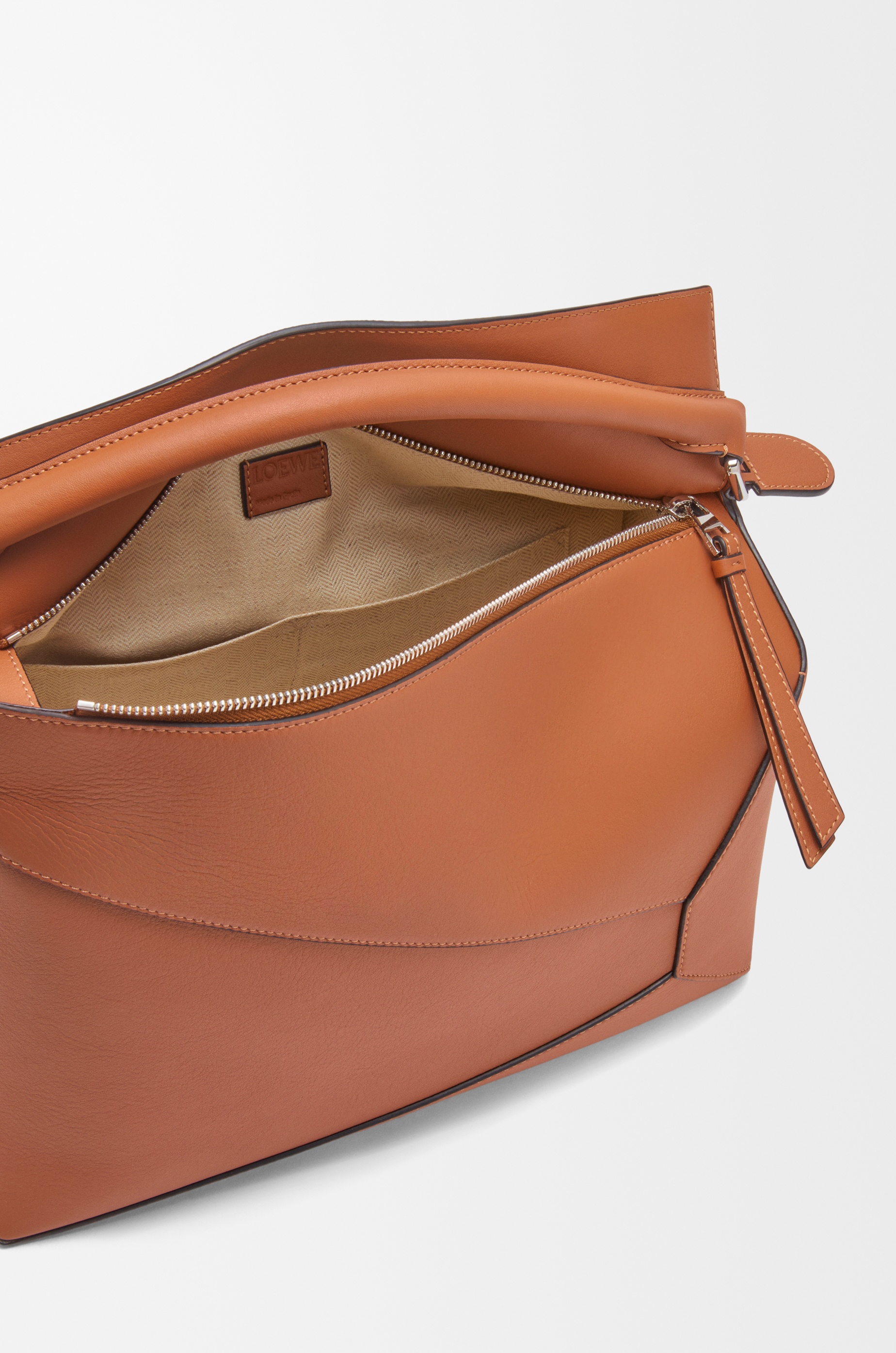 Large Puzzle Edge bag in classic calfskin - 9
