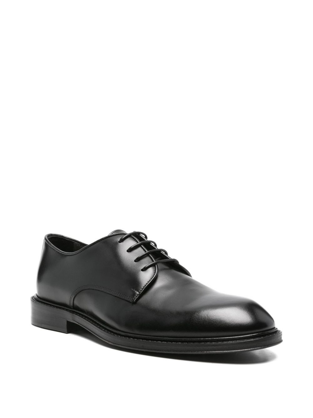 leather derby shoes - 2