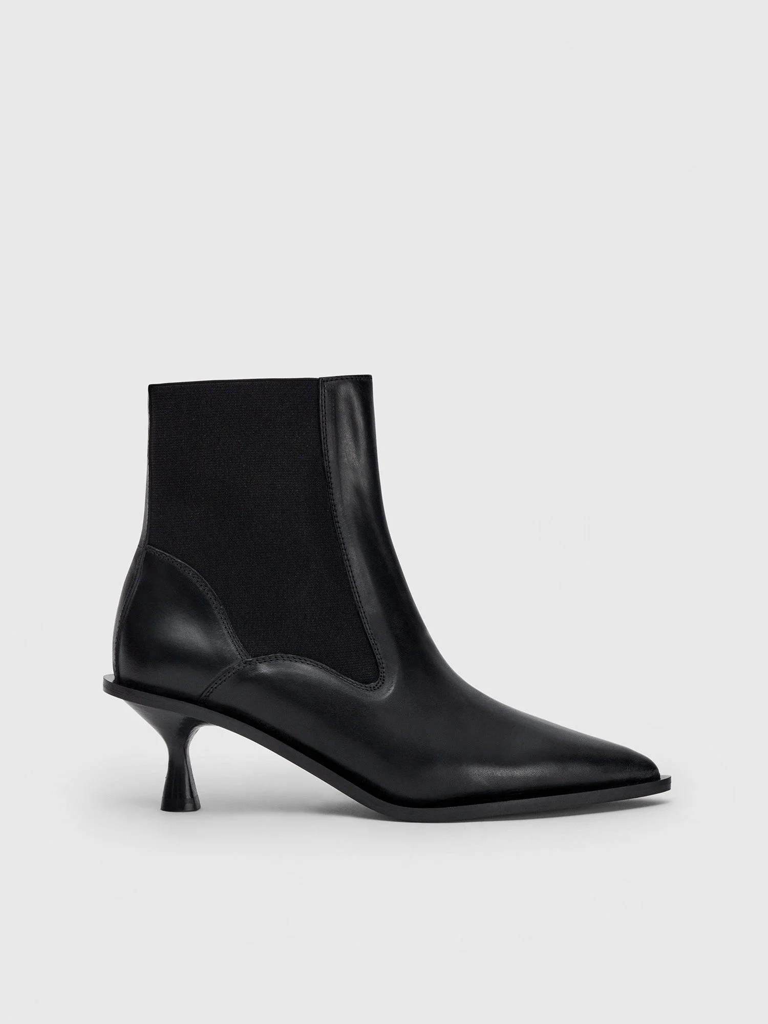 Trino Black Leather Ankle boots - 1