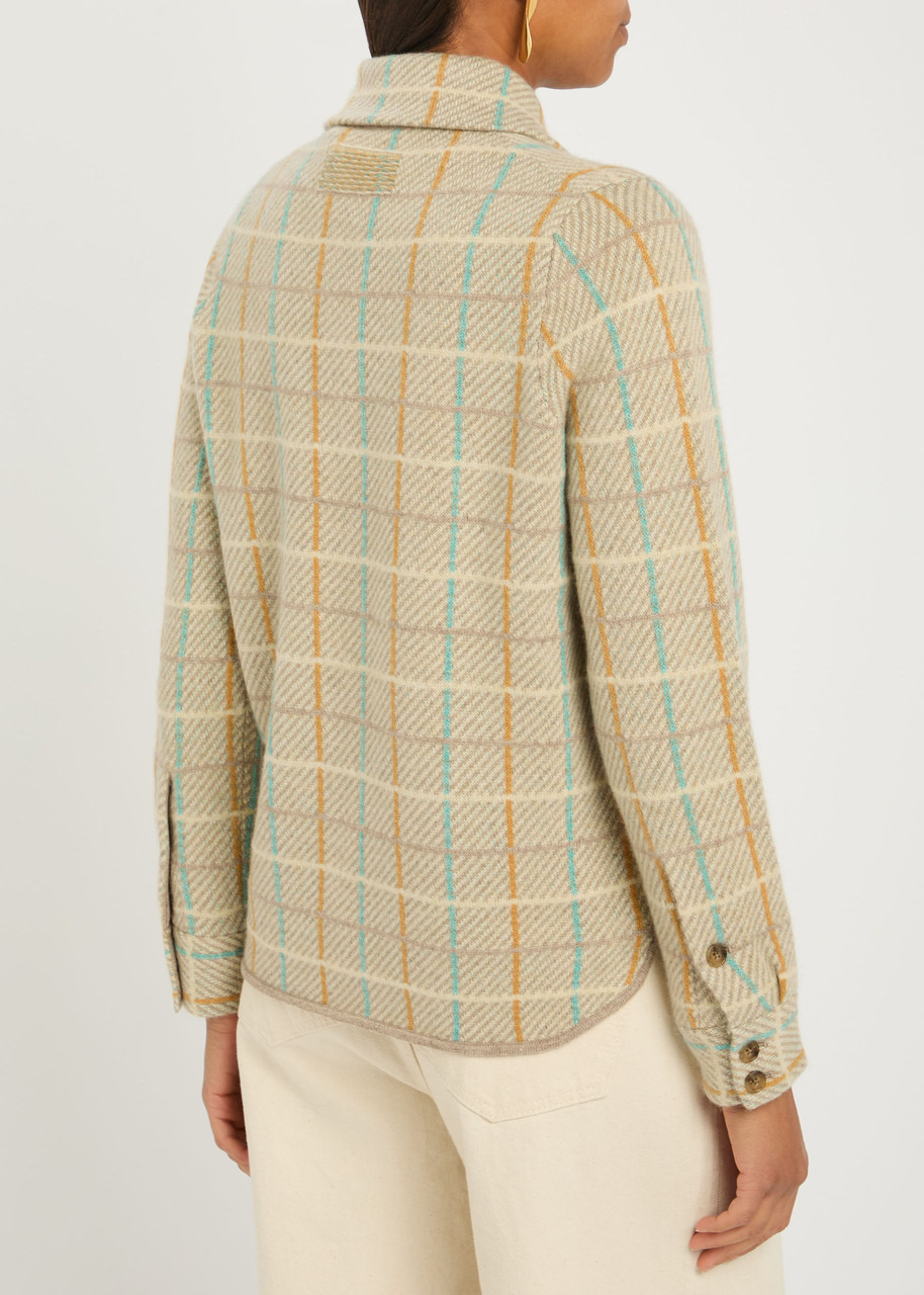 Guest In Residence Dylan Plaid Cashmere Shirt - 3