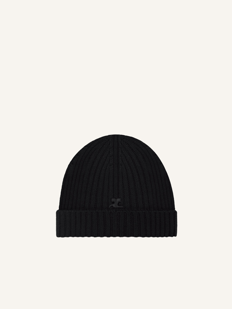 RIBBED WOOL HAT 1