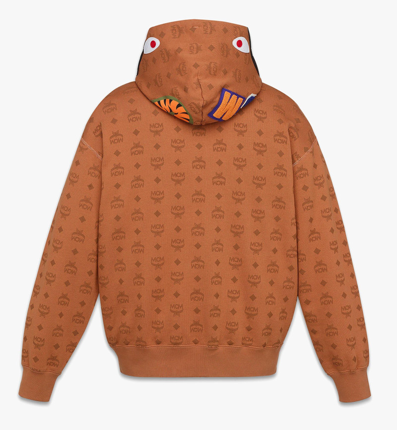 MCM MCM x BAPE Monogram Shark Hoodie outlook