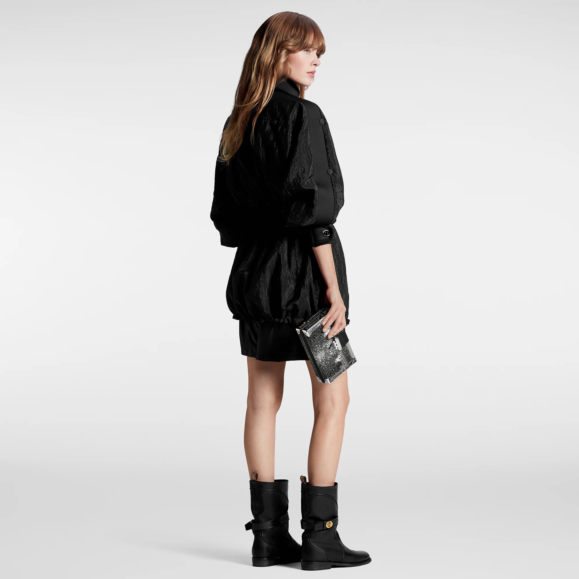 Crinkle Parka Jacket - 3