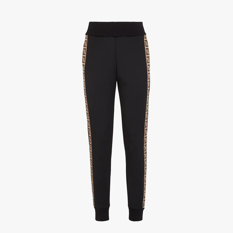 Black jersey jogging pants 1