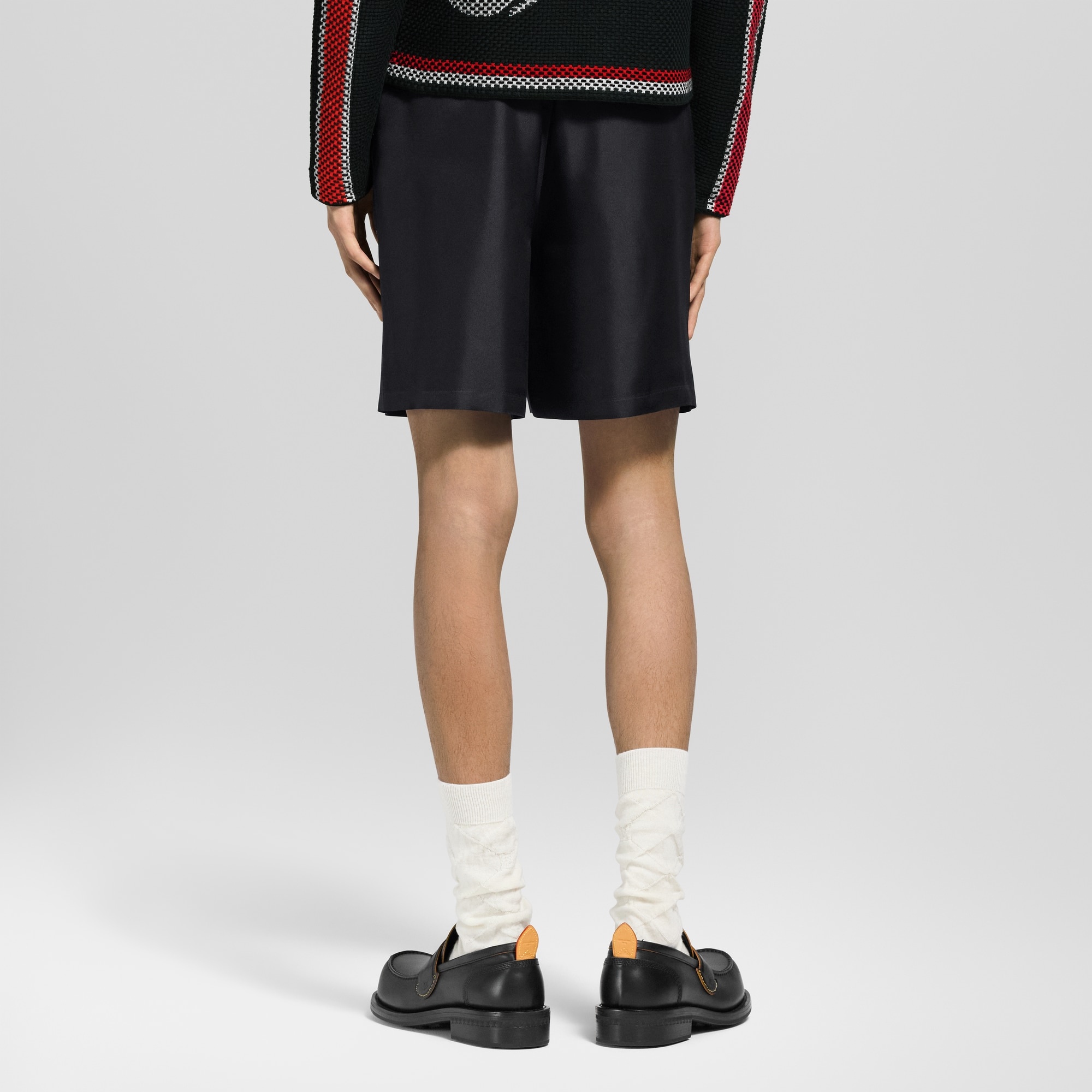 Printed Signature Silk Shorts - 4