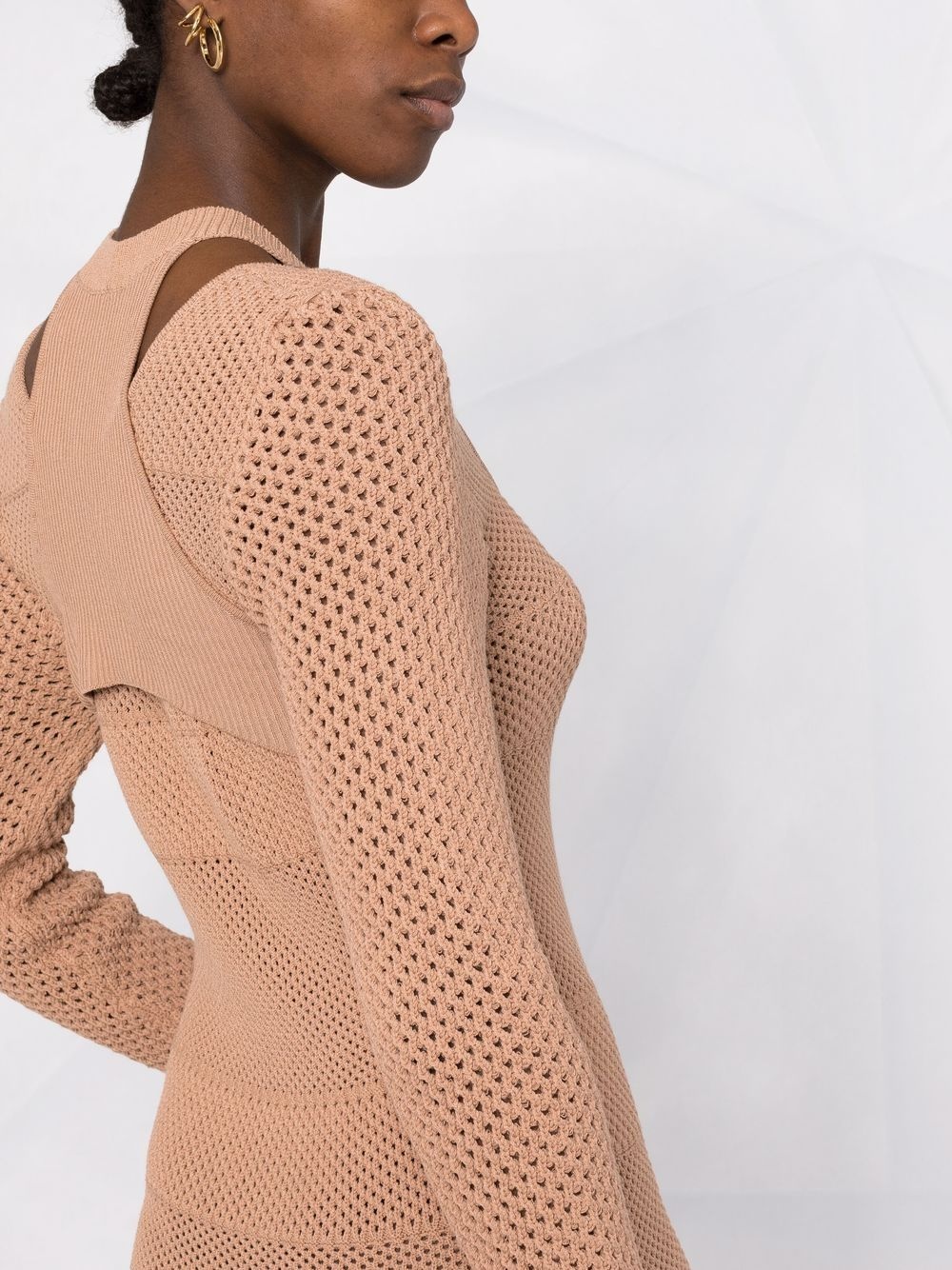 knitted midi dress - 3
