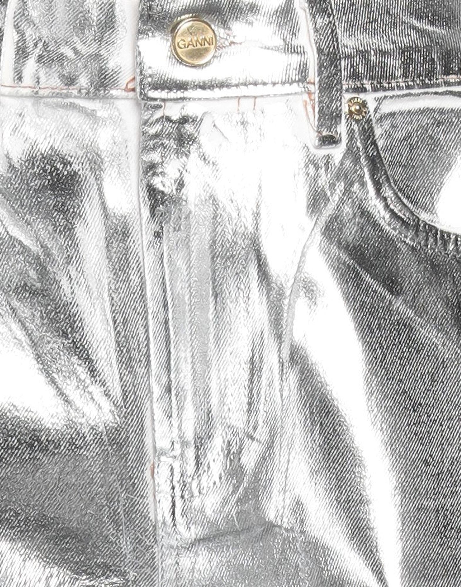 Silver Women's Denim Pants - 4