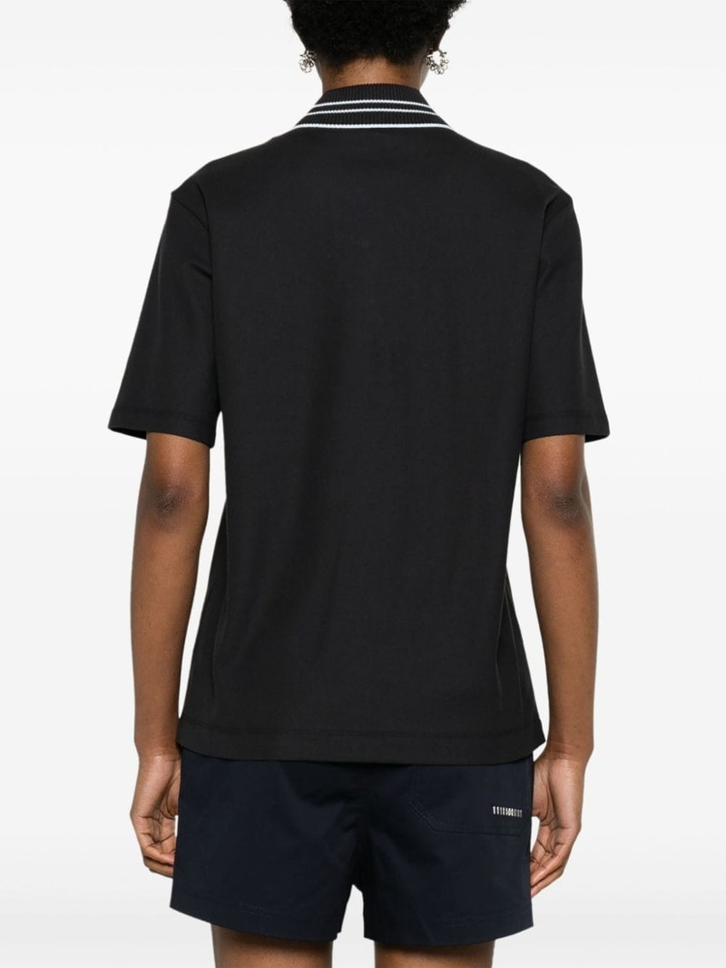 logo-patch cotton polo shirt 4