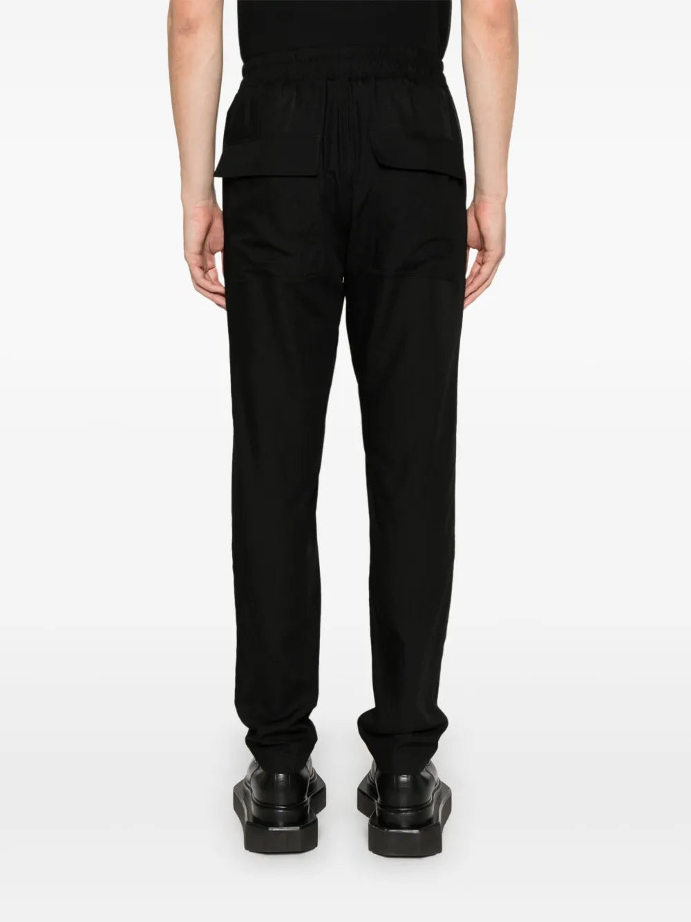 DRAWSTRING SLIM LONG TROUSERS - 4