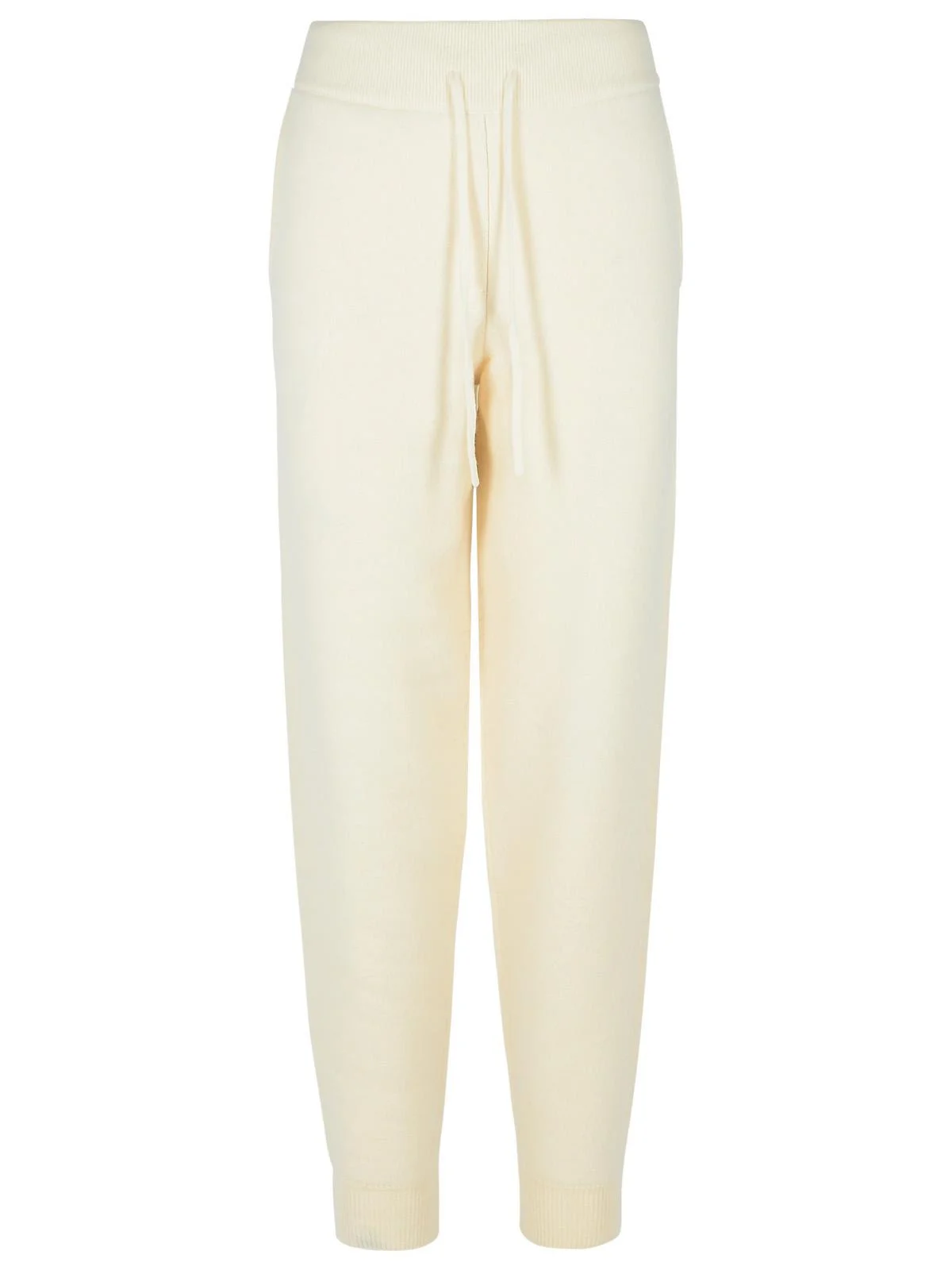Loulou De Saison 'HESPERO' Ivory Cashmere Trousers - 1