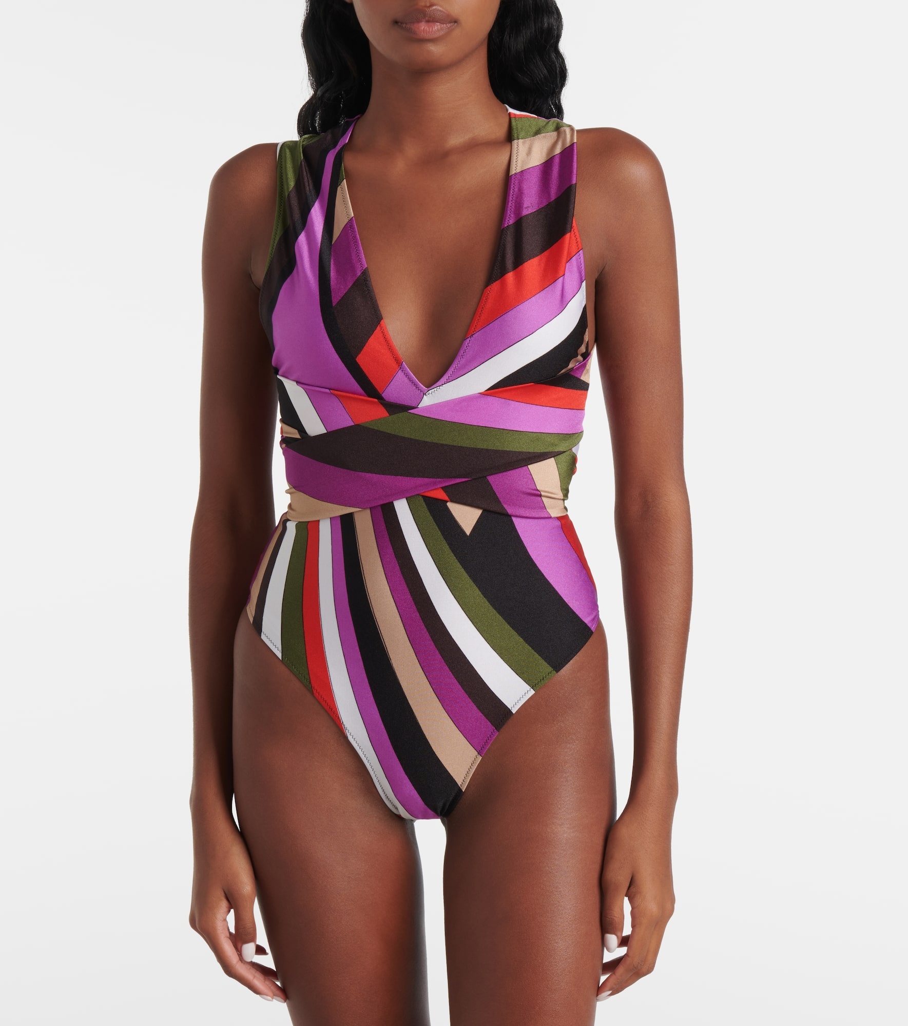 Iride halterneck swimsuit - 2