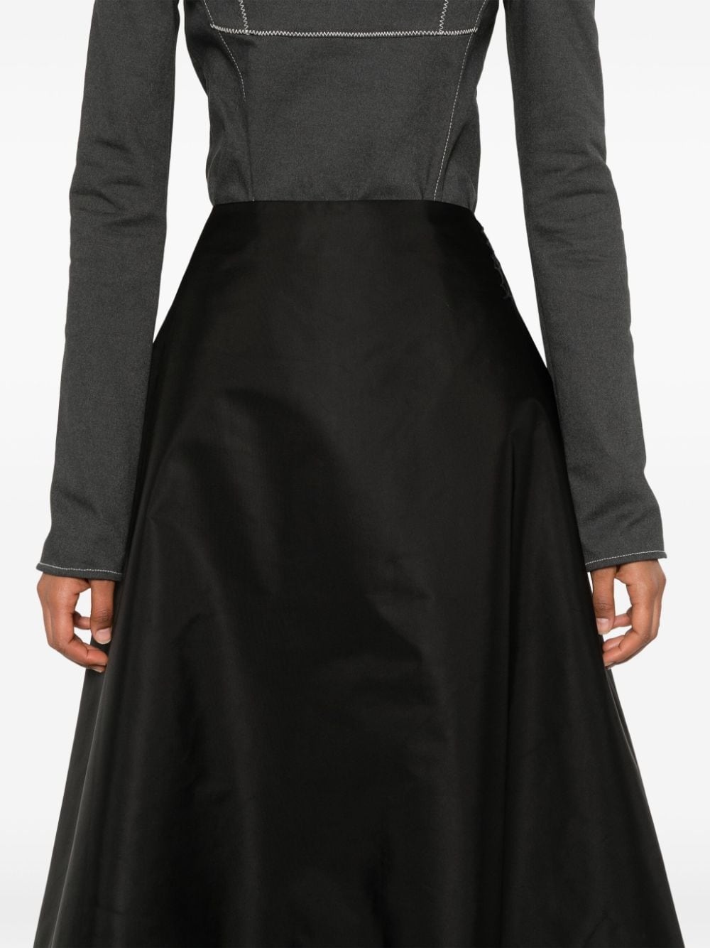 A-line midi skirt - 5