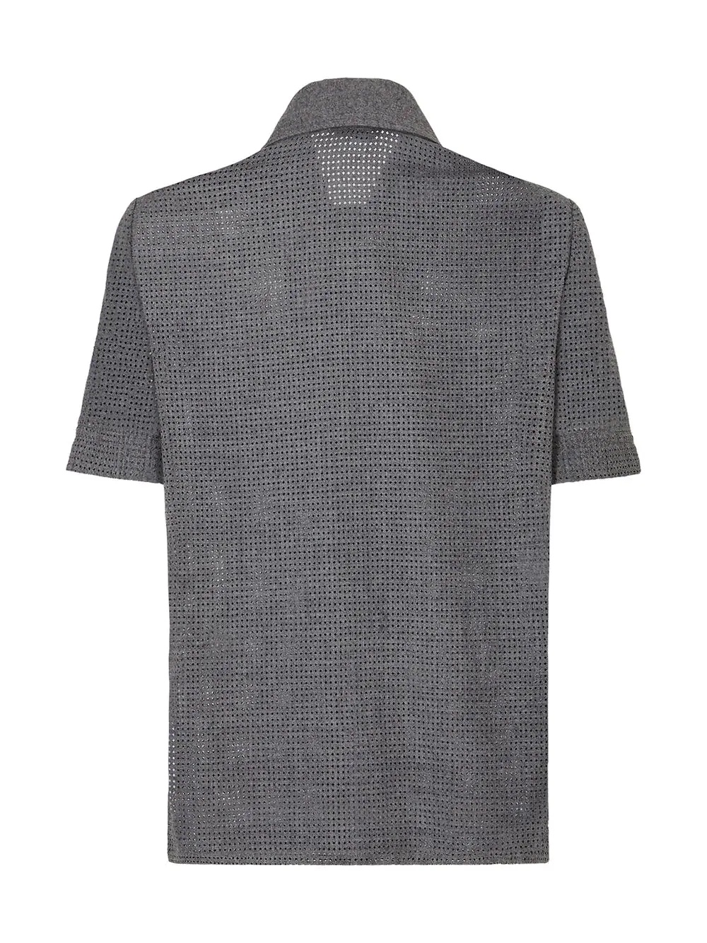 perforated short-sleeve shirt - 2