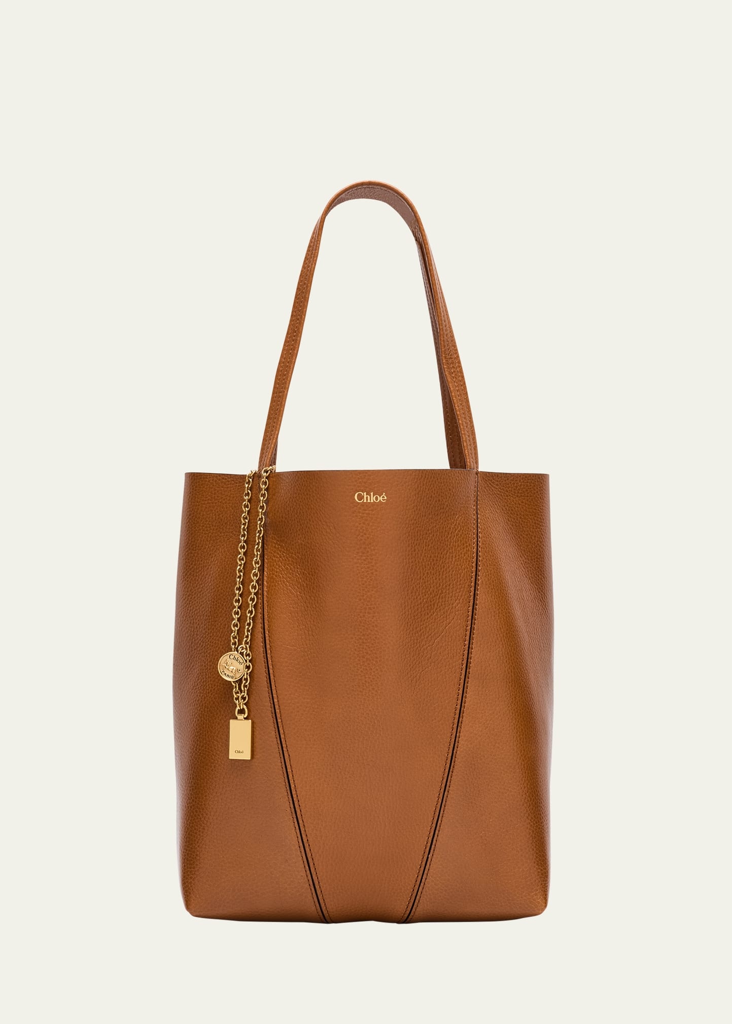 Spin Medium Tote Bag in Leather - 1