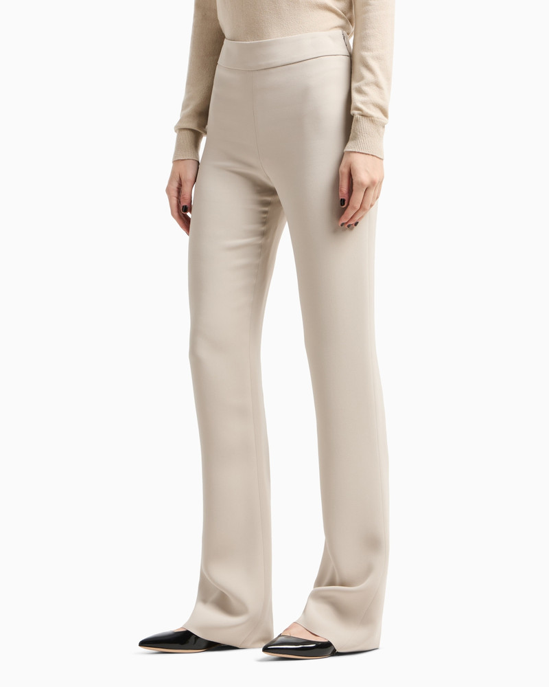 GIORGIO ARMANI Wide-leg silk trousers outlook