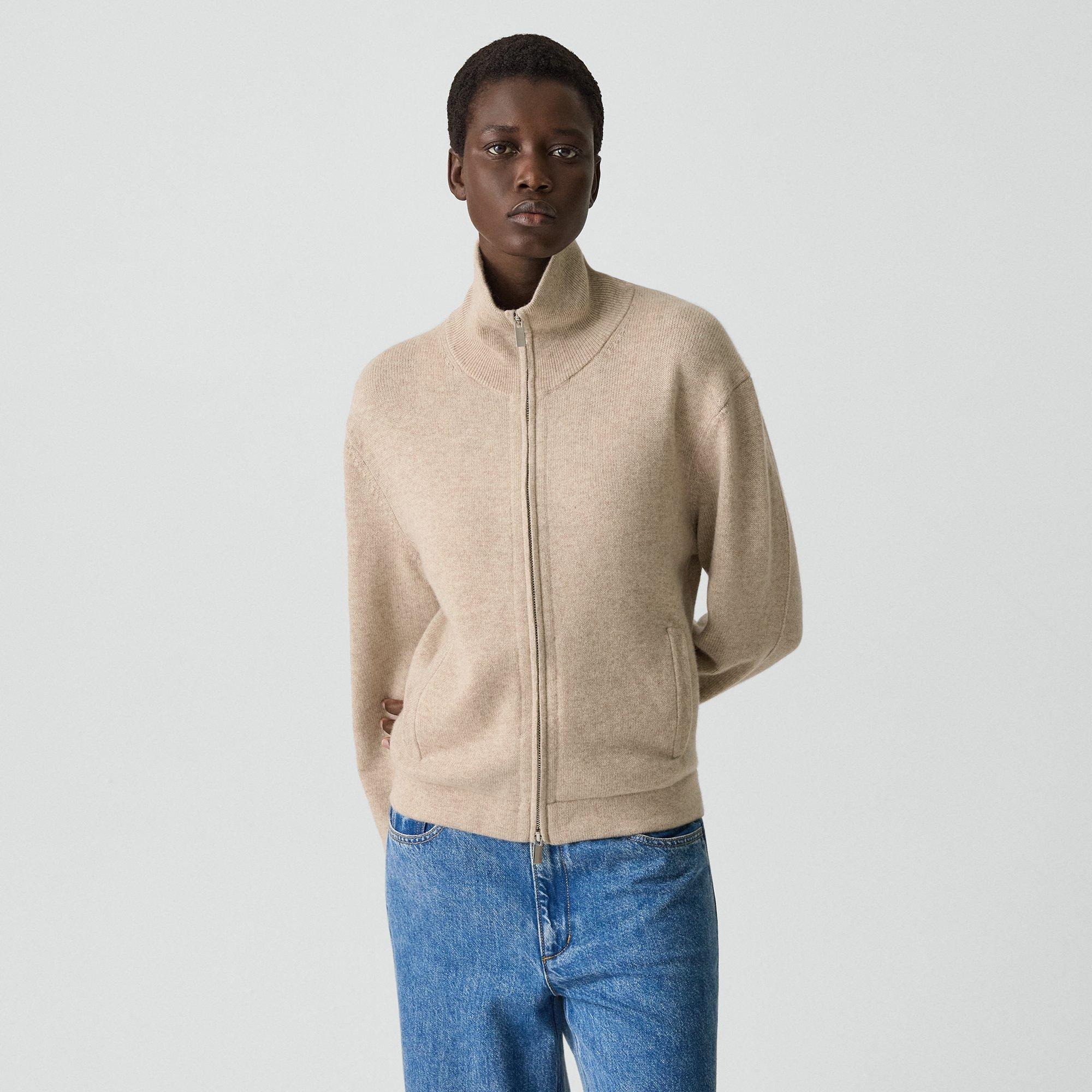 Zip Jacket in Cashmere - 2