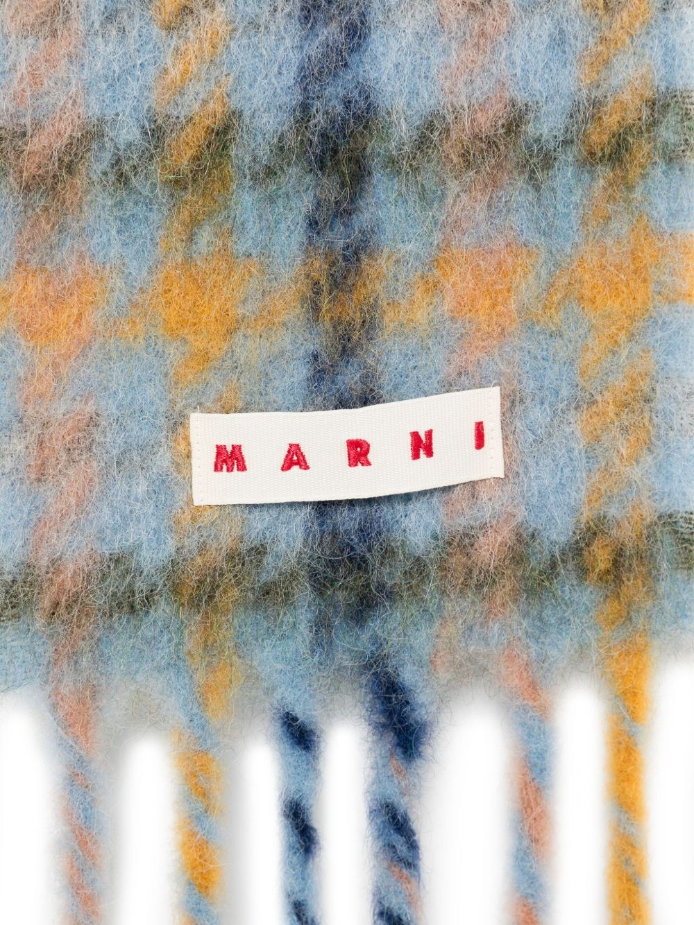 checked scarf - 2