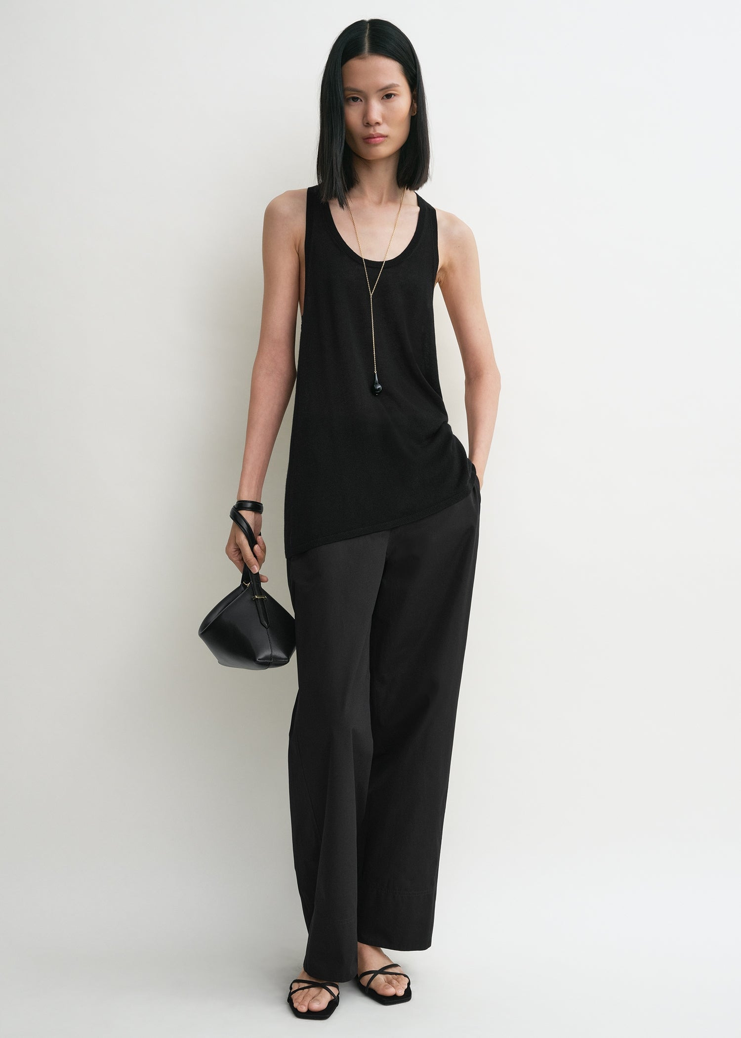 Tank knit black - 3