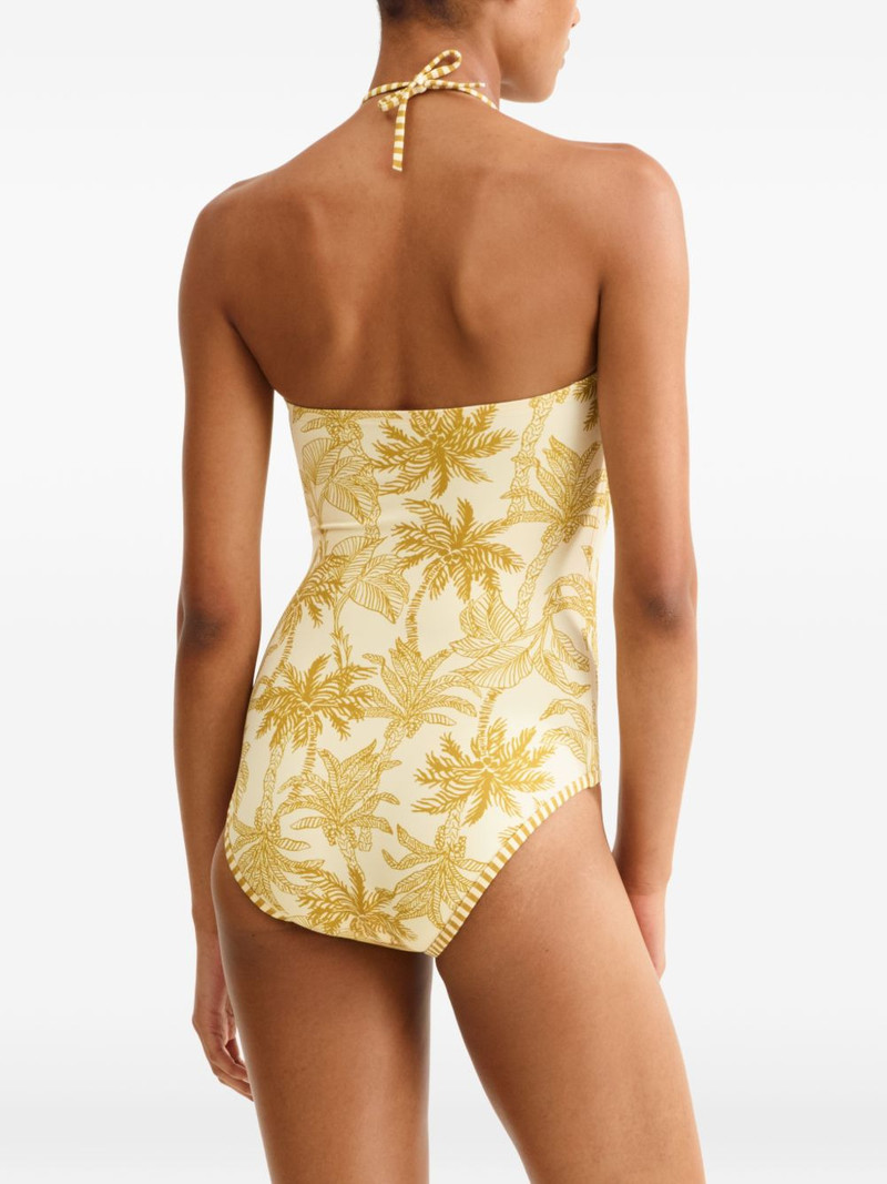 Ailleurs bustier floral-print swimsuit 5