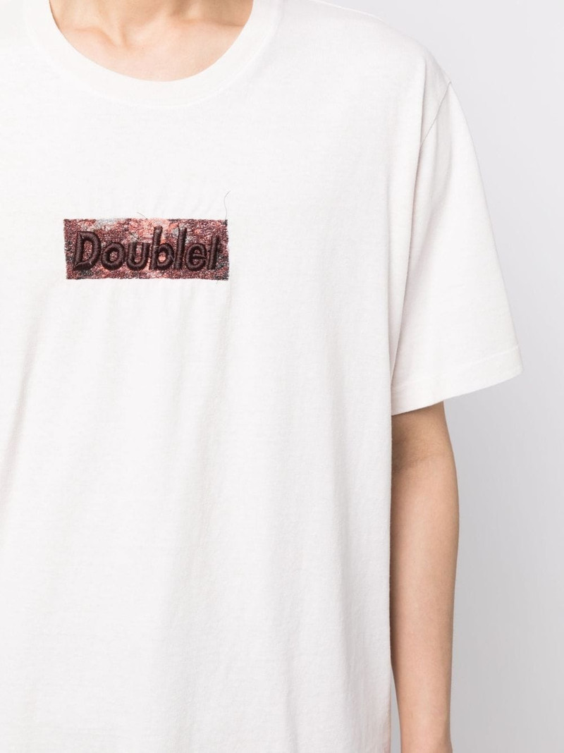 logo-patch cotton T-shirt 5
