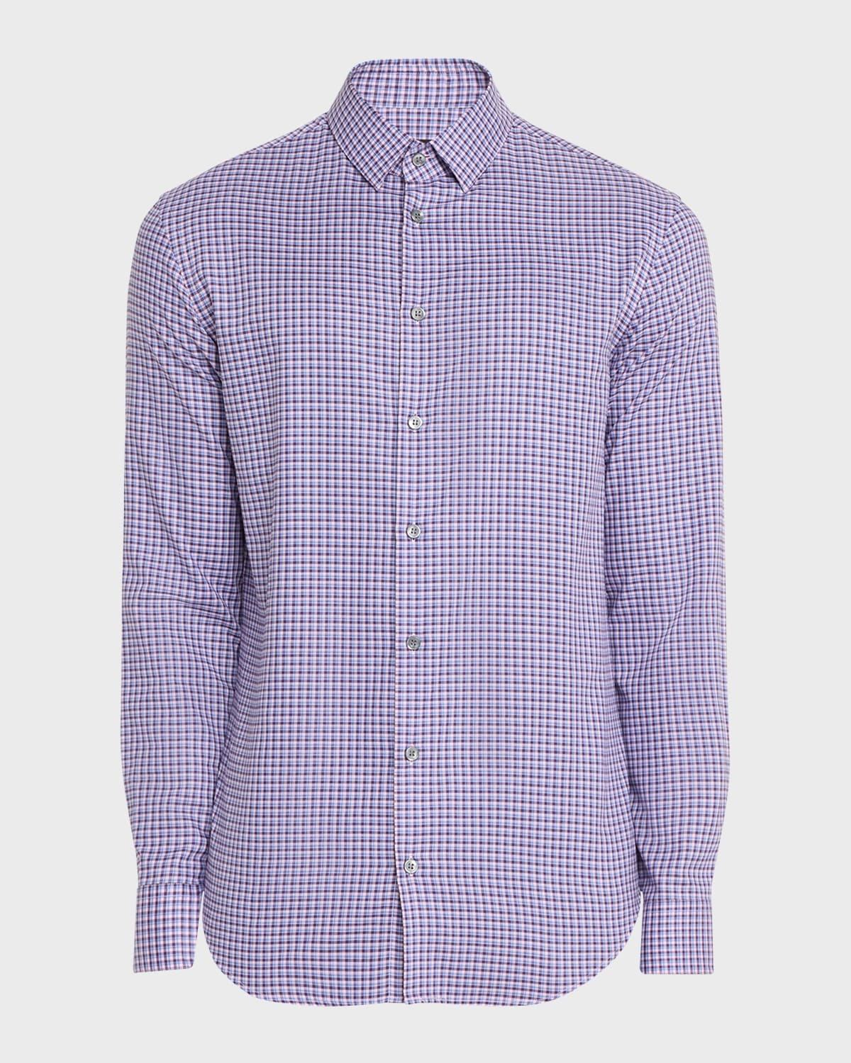 Men's Plaid Sport Shirt - 1