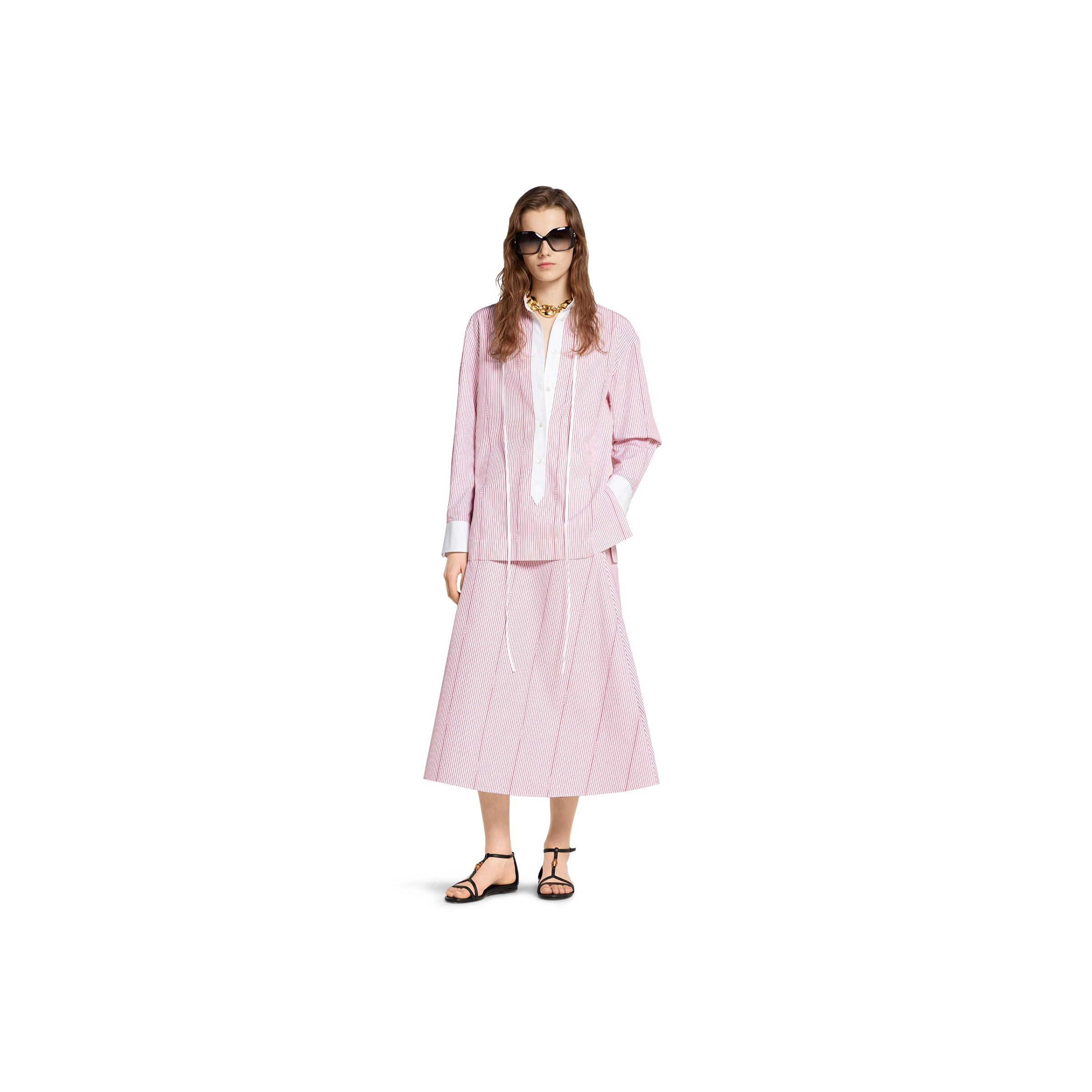 Gucci cotton fil coupé skirt - 2