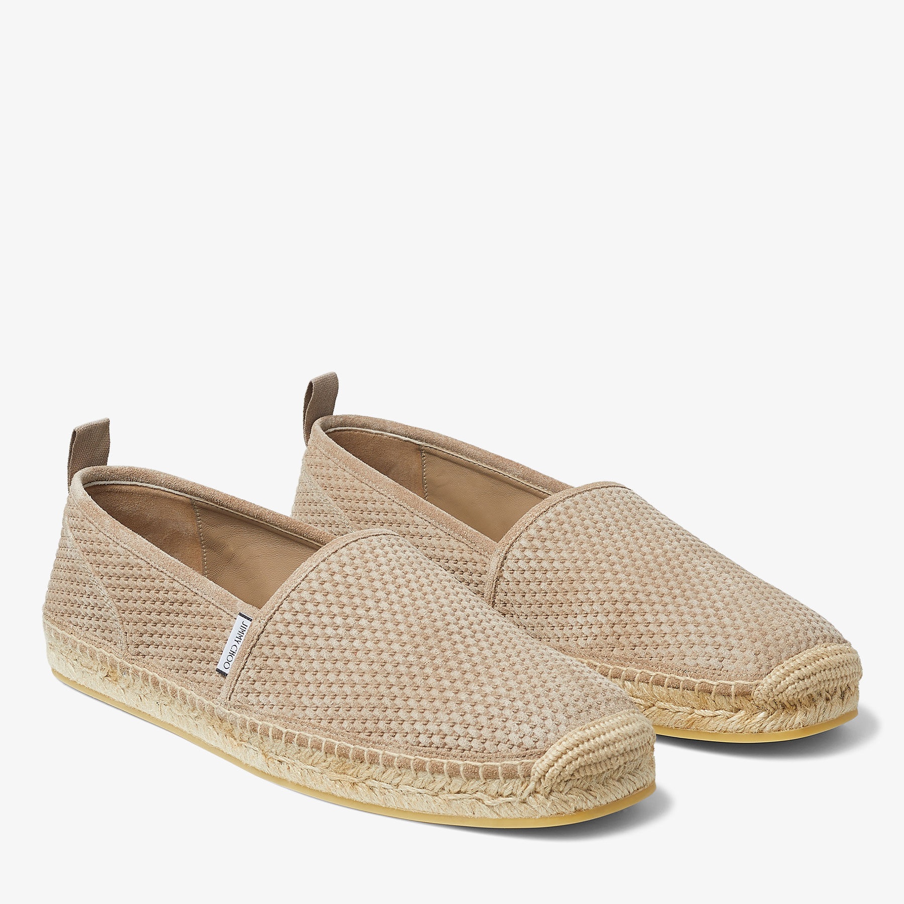 Egon
Stone Woven Embossed Suede Espadrilles - 2