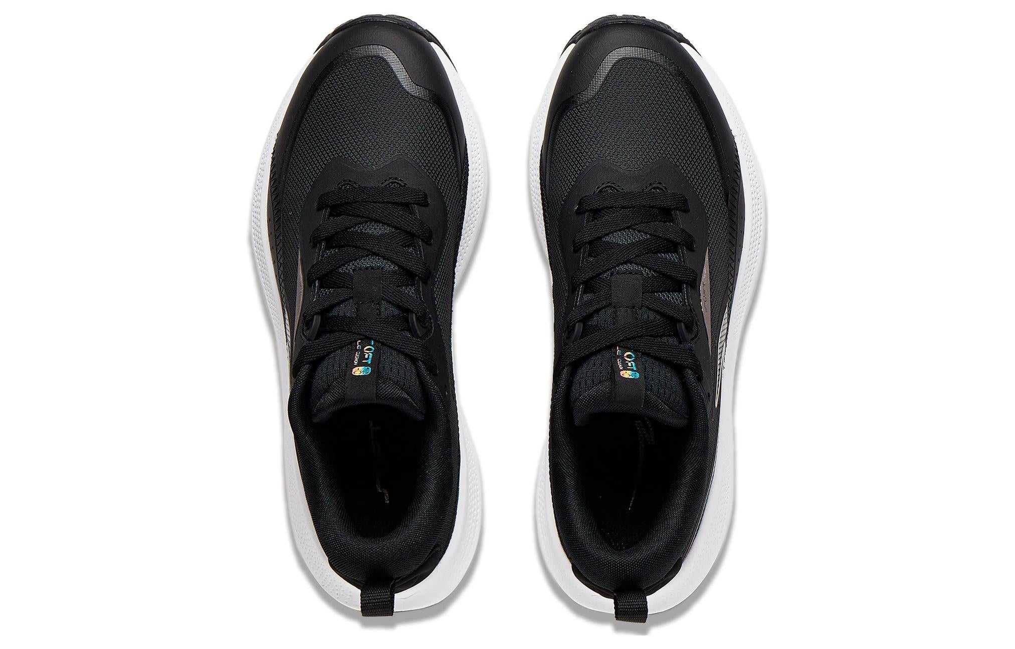 (WMNS) Li-Ning Soft Element 'Black White' AGLT180-1 - 5
