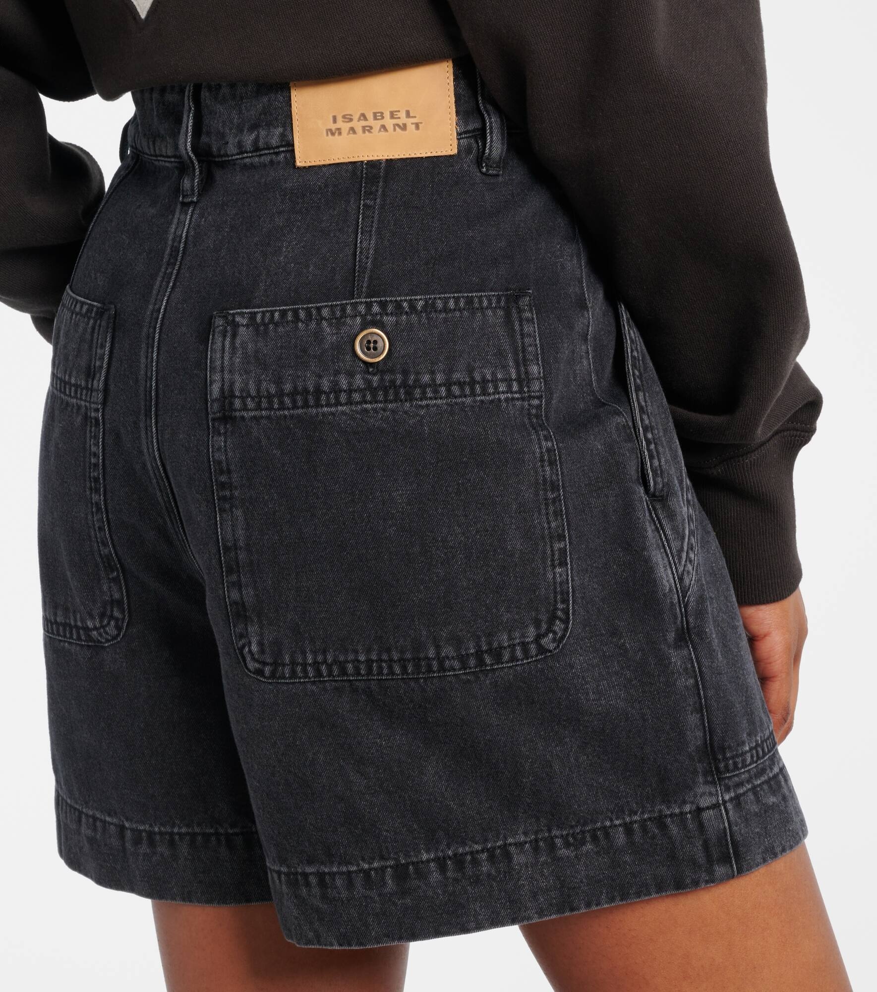 Denim shorts - 5
