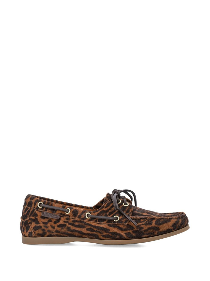 leopard-print boat shoes 1